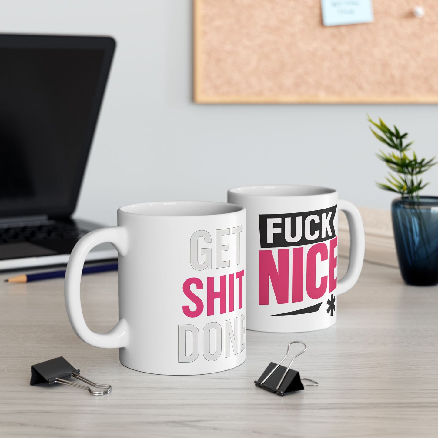 Get Shit Done | Bold Ceramic Mug (11oz)