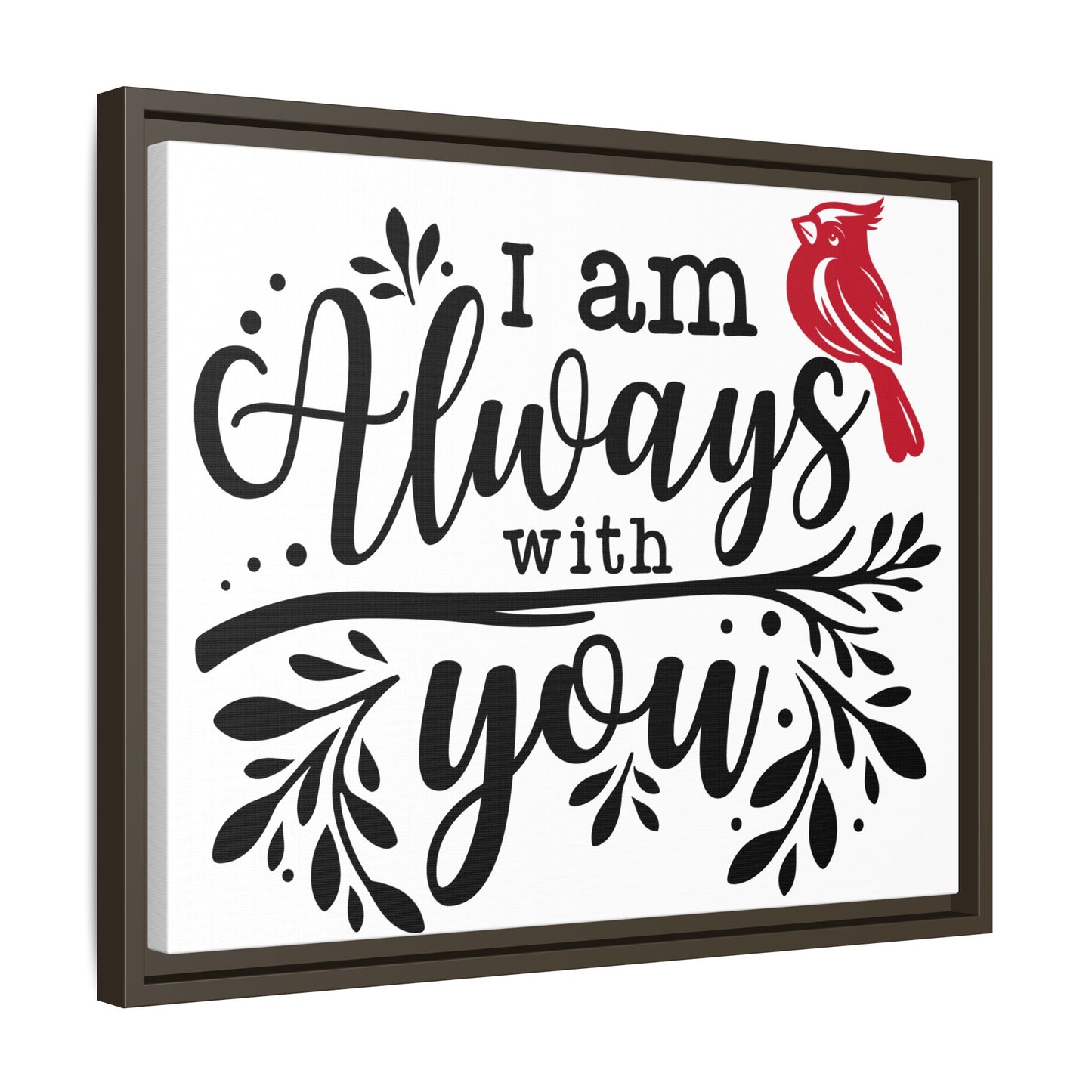 Always With You Cardinal – Matte Canvas Wall Art