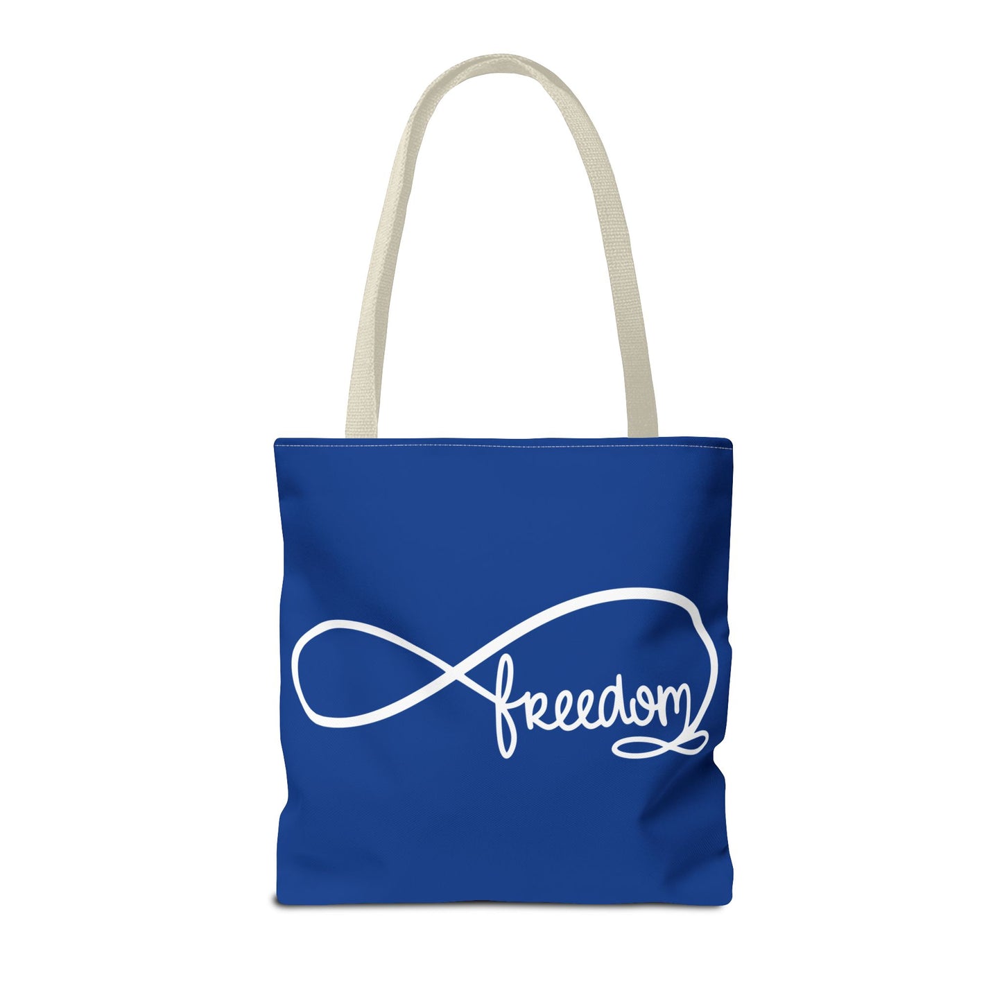 Freedom Infinity Symbol Tote Bag – Patriotic Everyday Carry, Double-Sided Print
