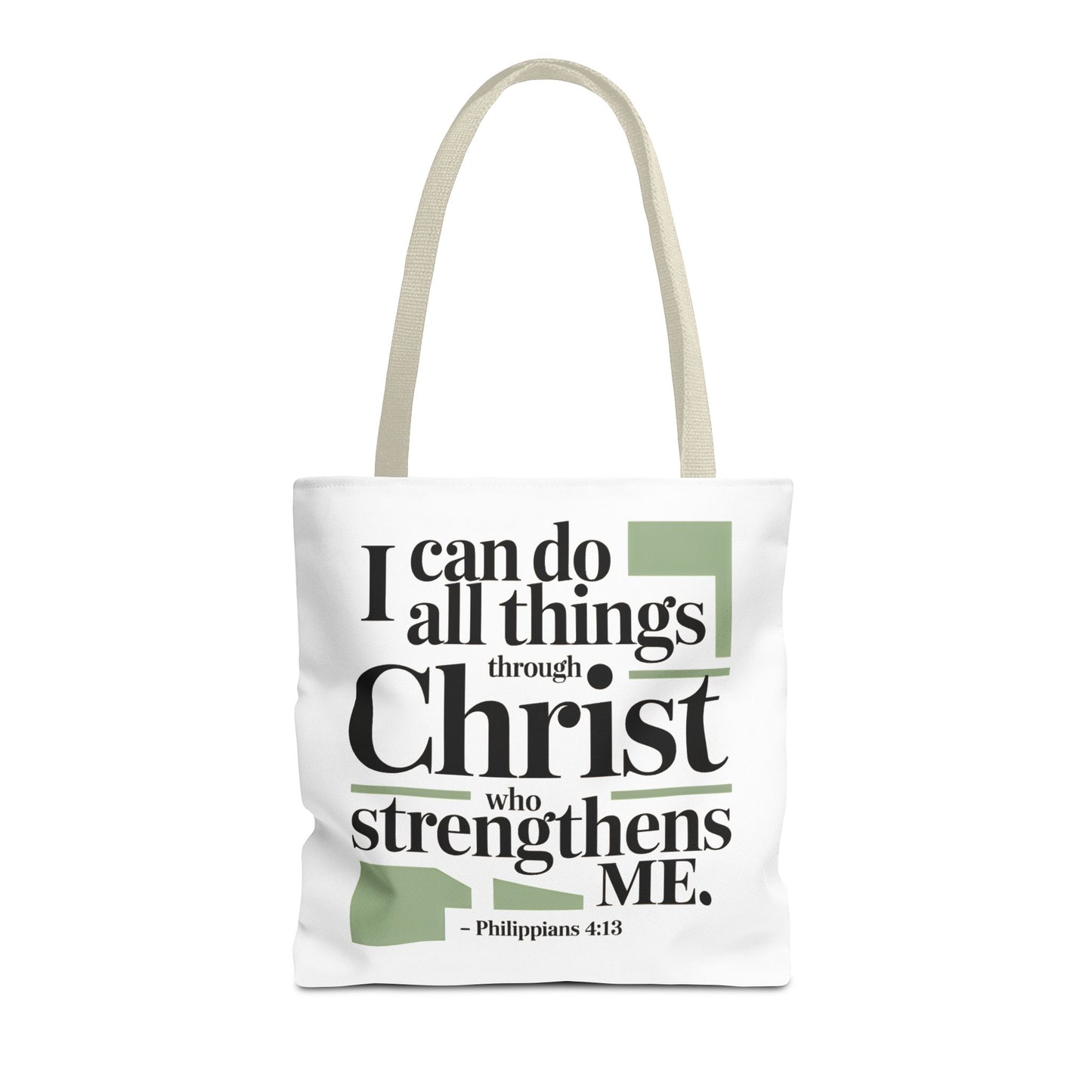 Inspirational Bible Verse Tote Bag – Faith-Based Everyday Carry, Christian Gift for Women, Church & Life