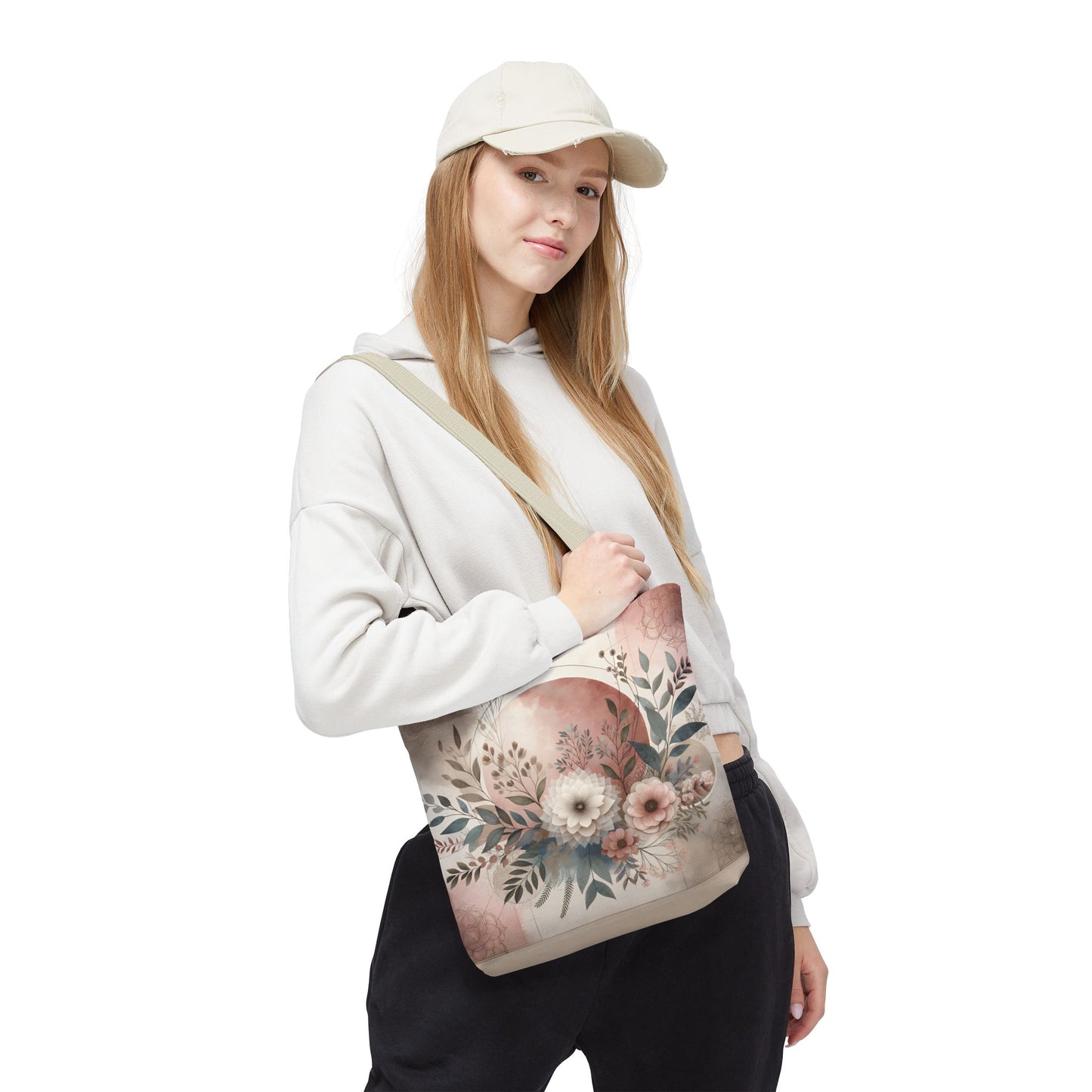 Floral Tote Bag – Elegant Eco-Friendly Accessory for Shopping, Weddings, and Gifting