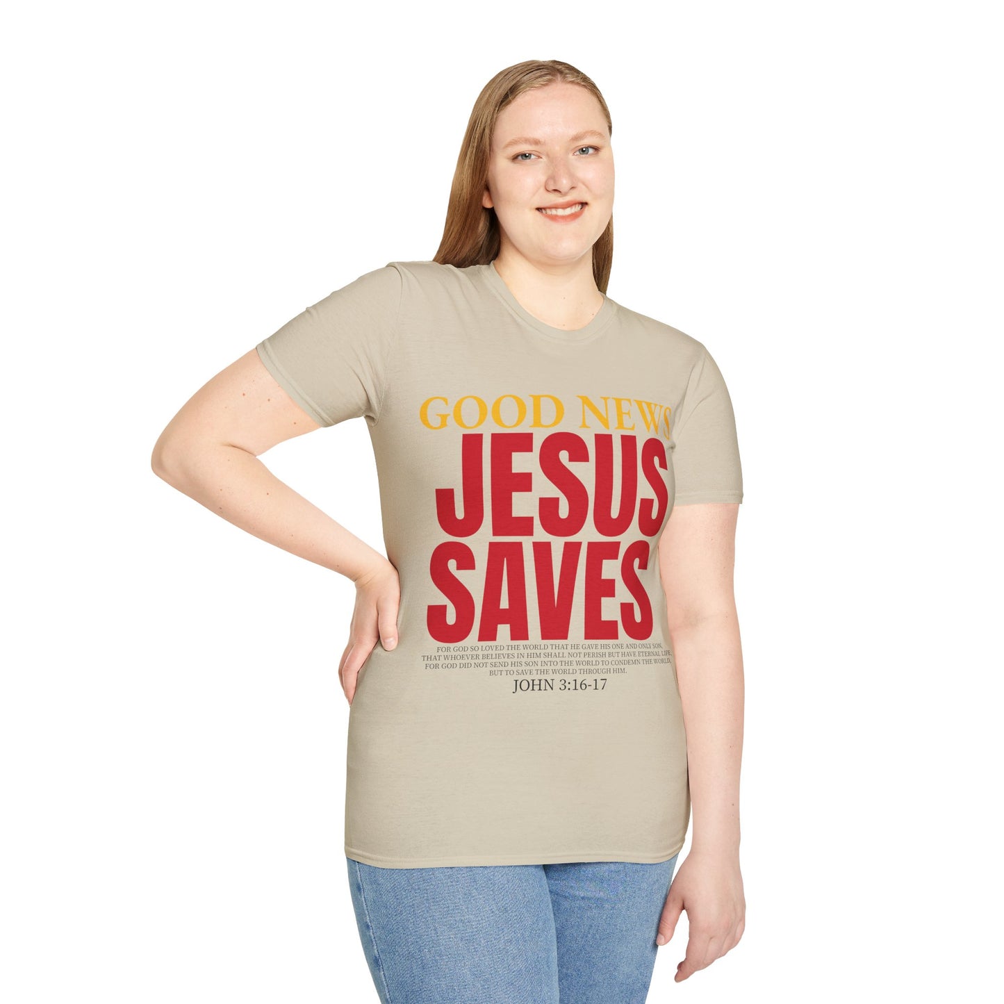 Inspirational "Jesus Saves" T-Shirt