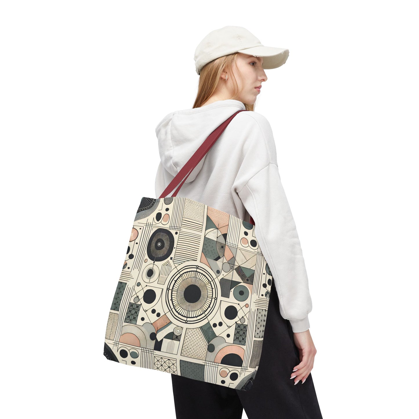Geometric Pattern Tote Bag – Modern Art Style | Eco-Friendly Shopping Tote, Everyday Carry, Stylish Gift for Her