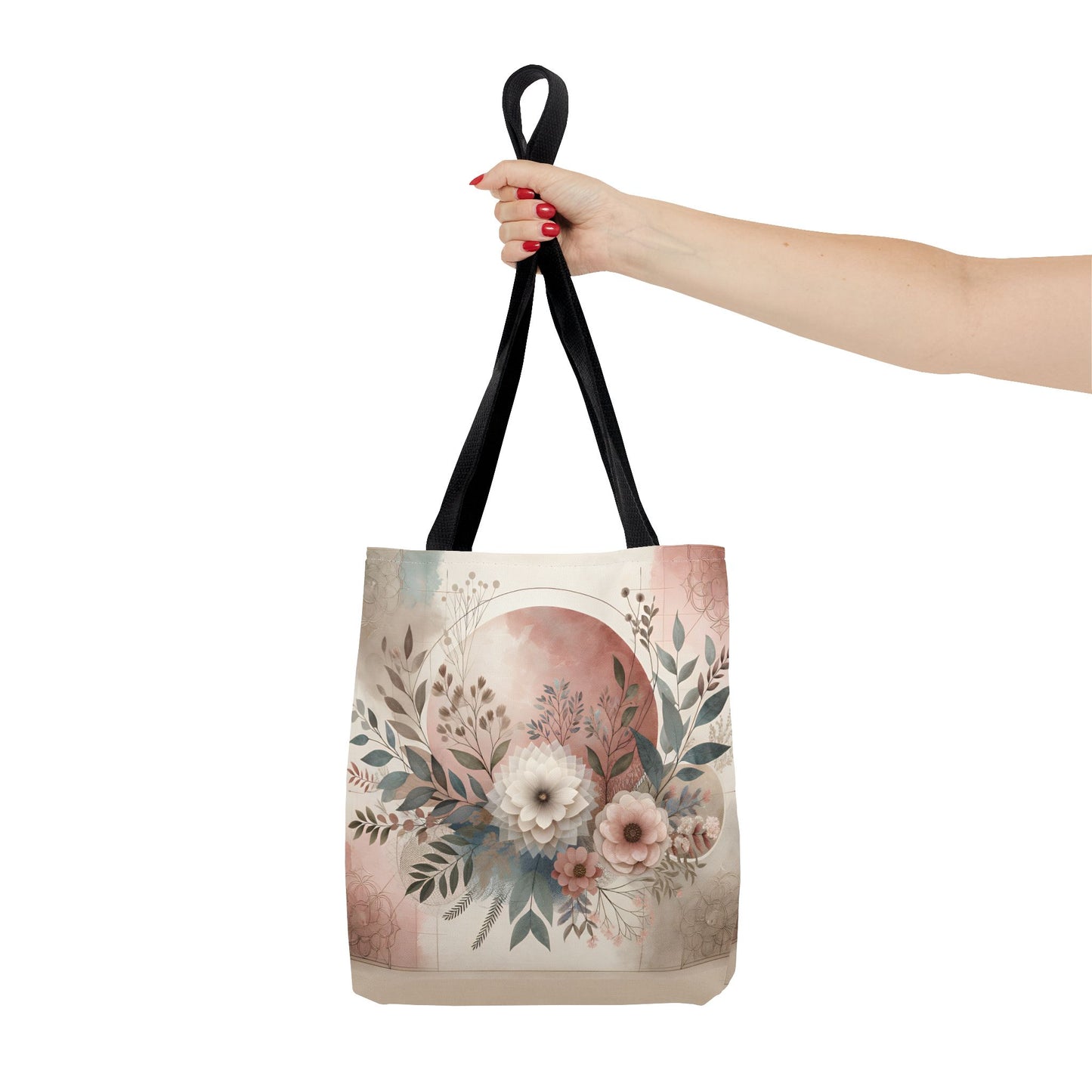 Floral Tote Bag – Elegant Eco-Friendly Accessory for Shopping, Weddings, and Gifting