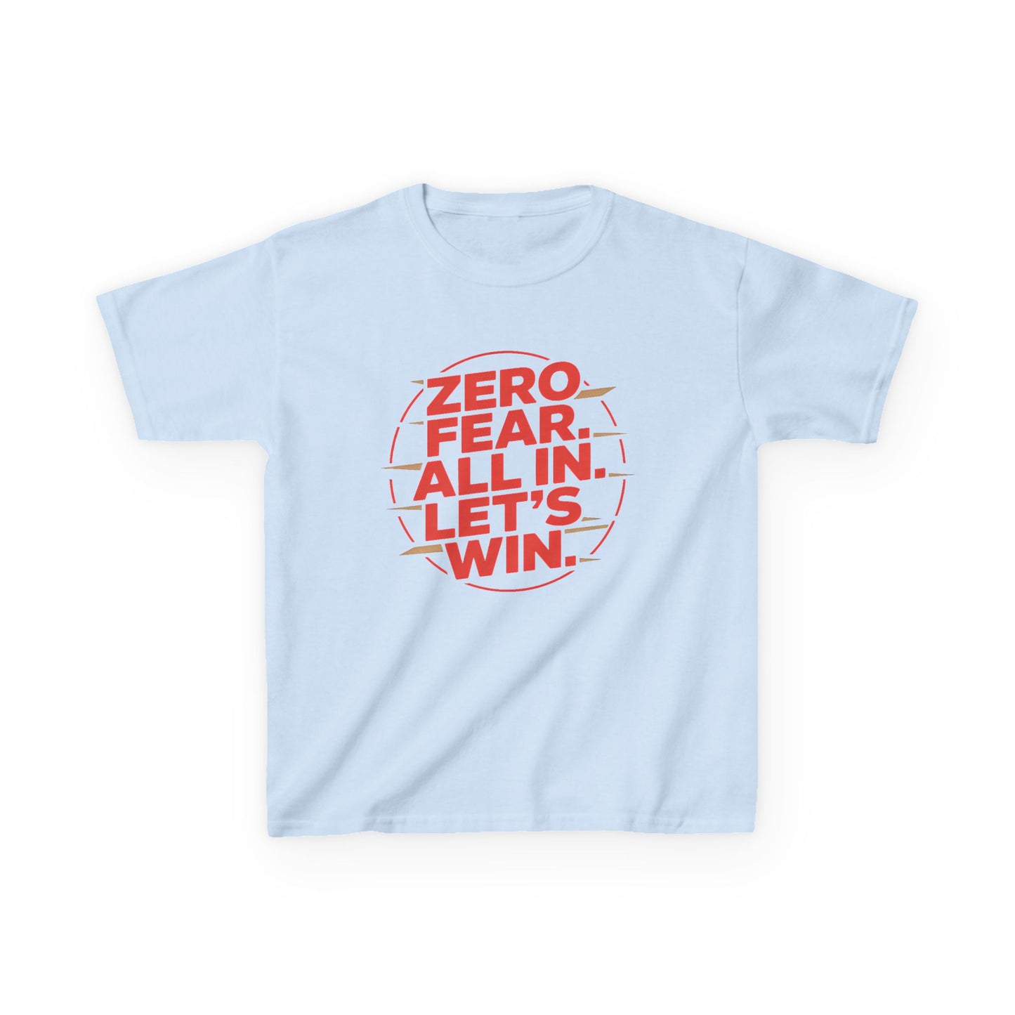 Zero Fear Kids Tee – Inspirational Shirt for Young Champions