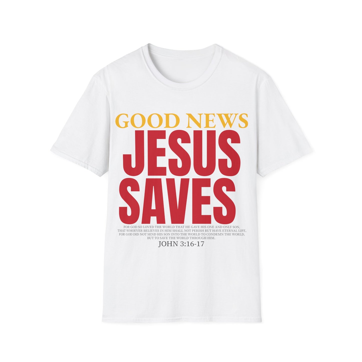 Inspirational "Jesus Saves" T-Shirt
