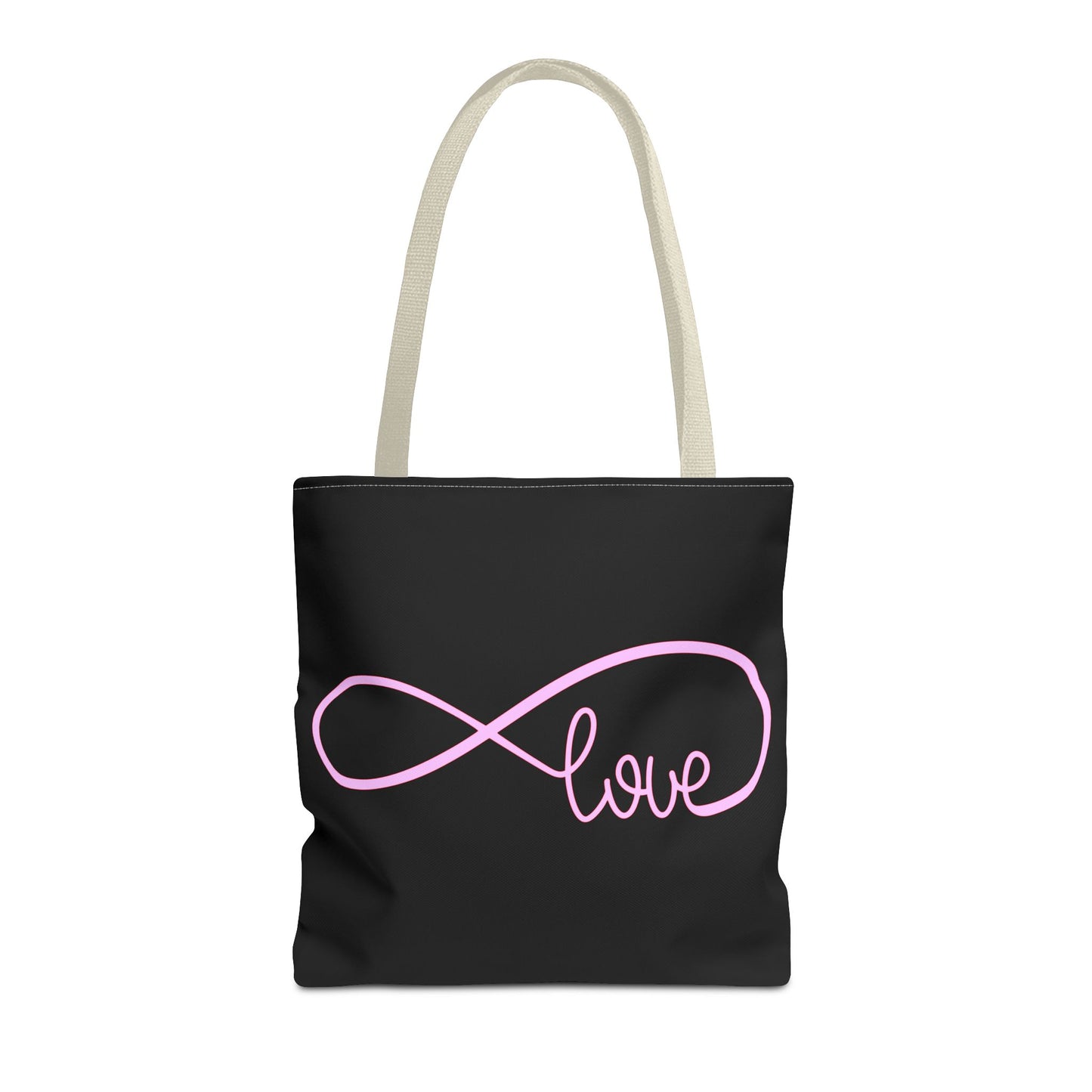 Love Infinity Symbol Tote Bag – Romantic Double-Sided Print, Everyday Carry
