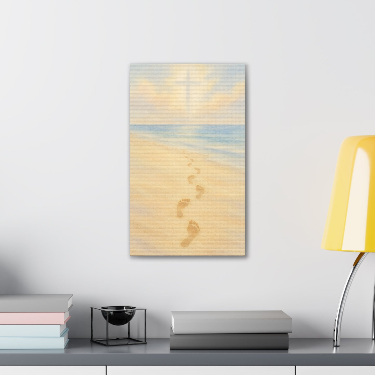 Footprints in the Sand Canvas