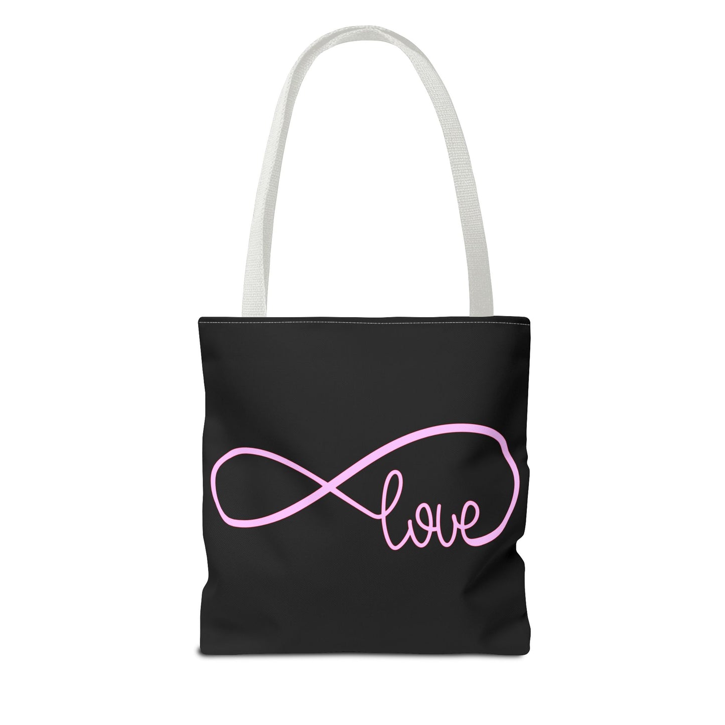 Love Infinity Symbol Tote Bag – Romantic Double-Sided Print, Everyday Carry
