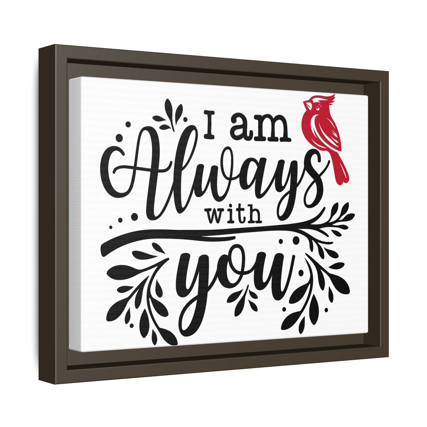 Always With You Cardinal – Matte Canvas Wall Art