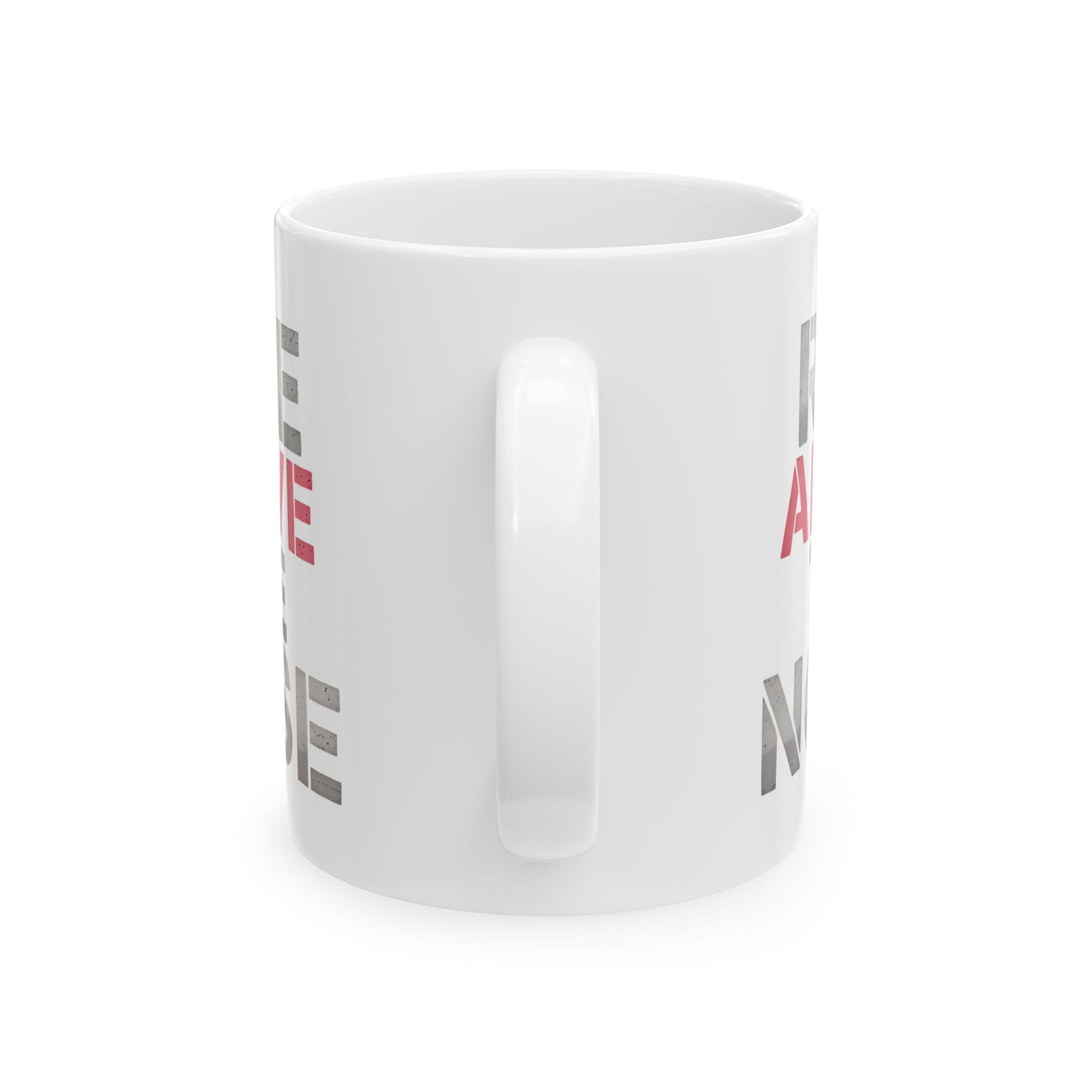 "RISE ABOVE THE NOISE" – Motivational Ceramic Mug (11oz)