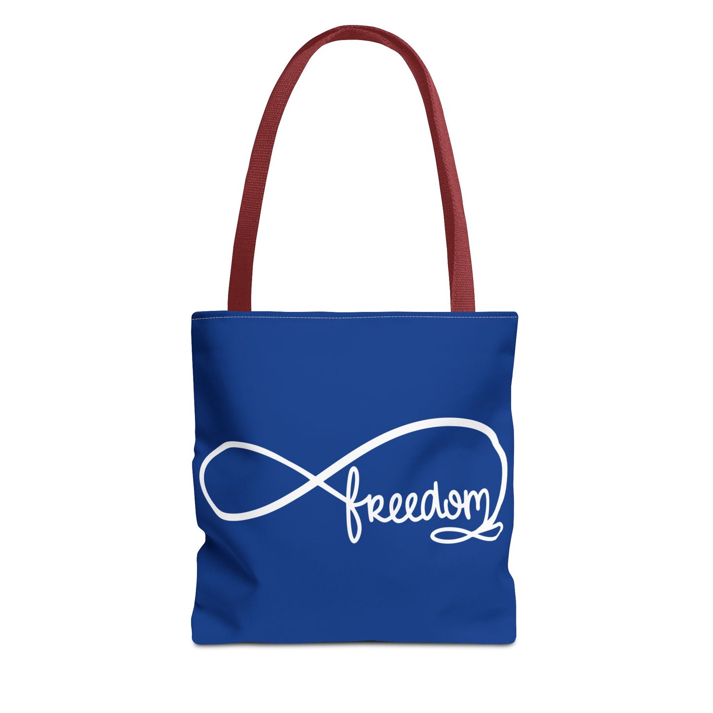 Freedom Infinity Symbol Tote Bag – Patriotic Everyday Carry, Double-Sided Print