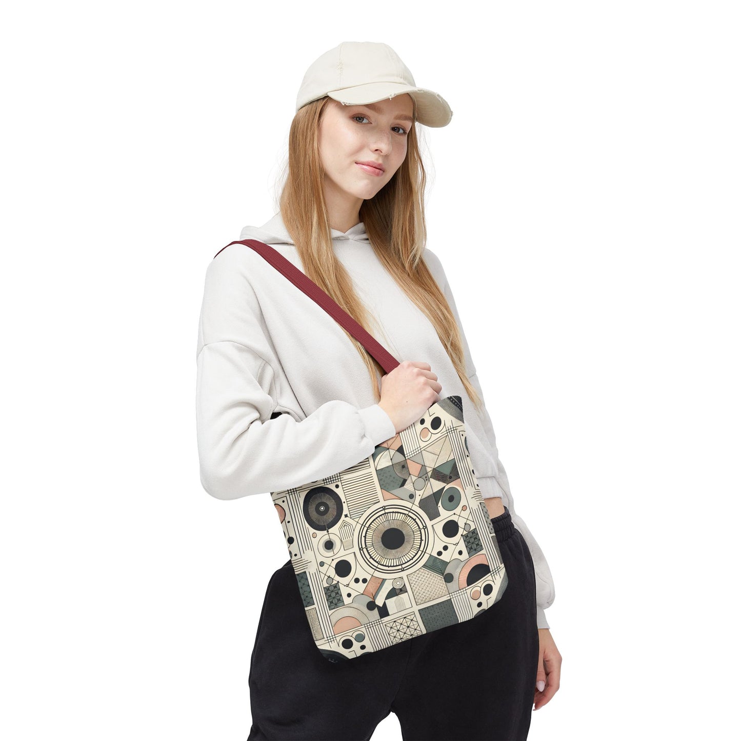 Geometric Pattern Tote Bag – Modern Art Style | Eco-Friendly Shopping Tote, Everyday Carry, Stylish Gift for Her