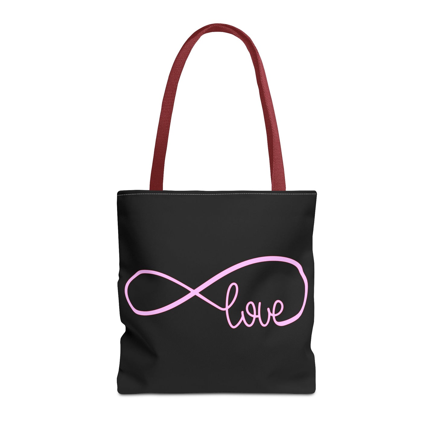 Love Infinity Symbol Tote Bag – Romantic Double-Sided Print, Everyday Carry