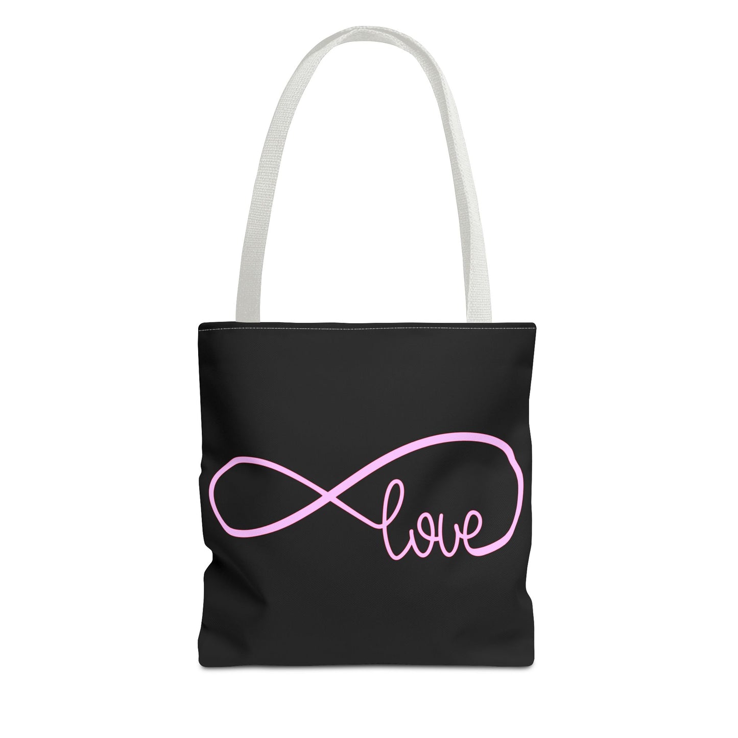 Love Infinity Symbol Tote Bag – Romantic Double-Sided Print, Everyday Carry