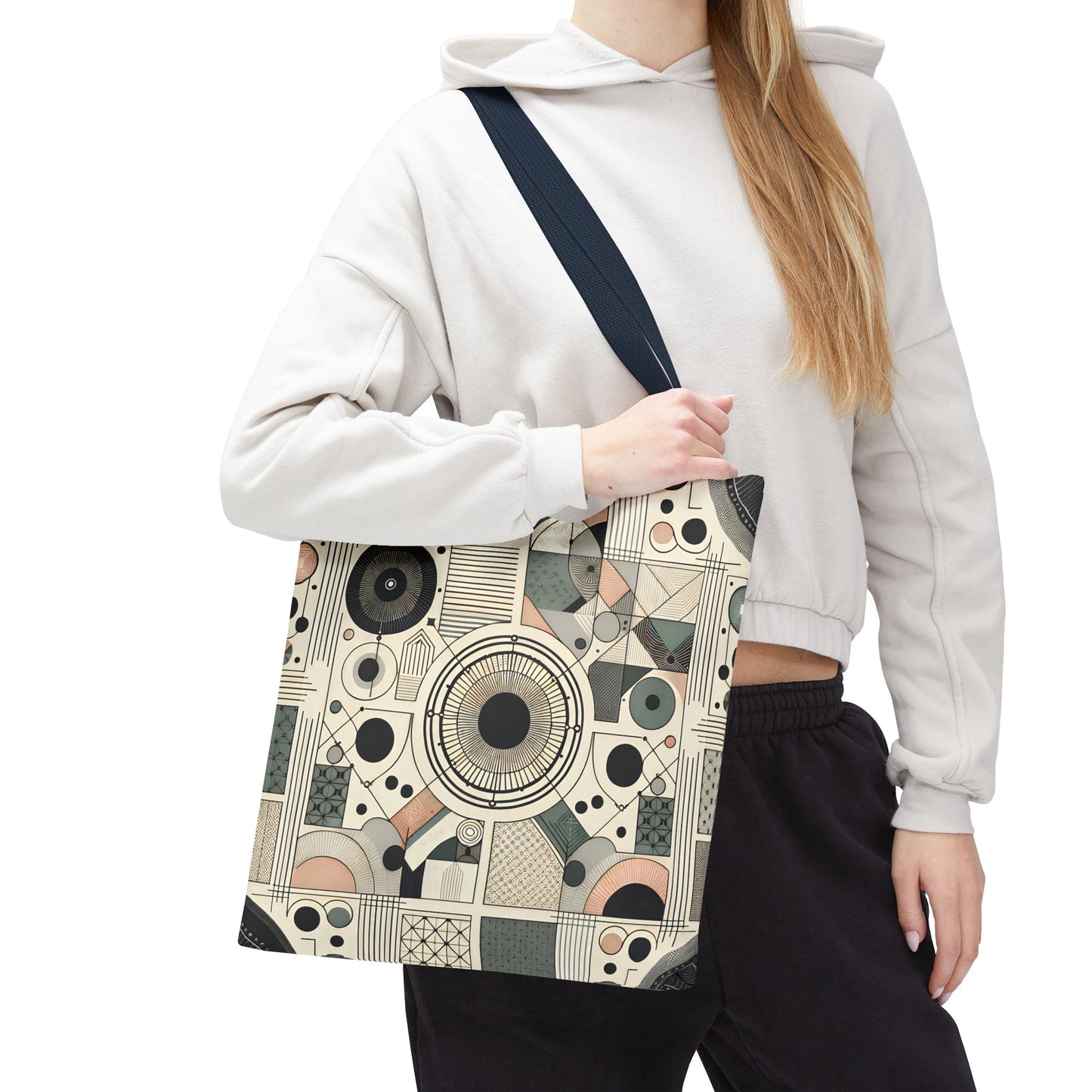 Geometric Pattern Tote Bag – Modern Art Style | Eco-Friendly Shopping Tote, Everyday Carry, Stylish Gift for Her
