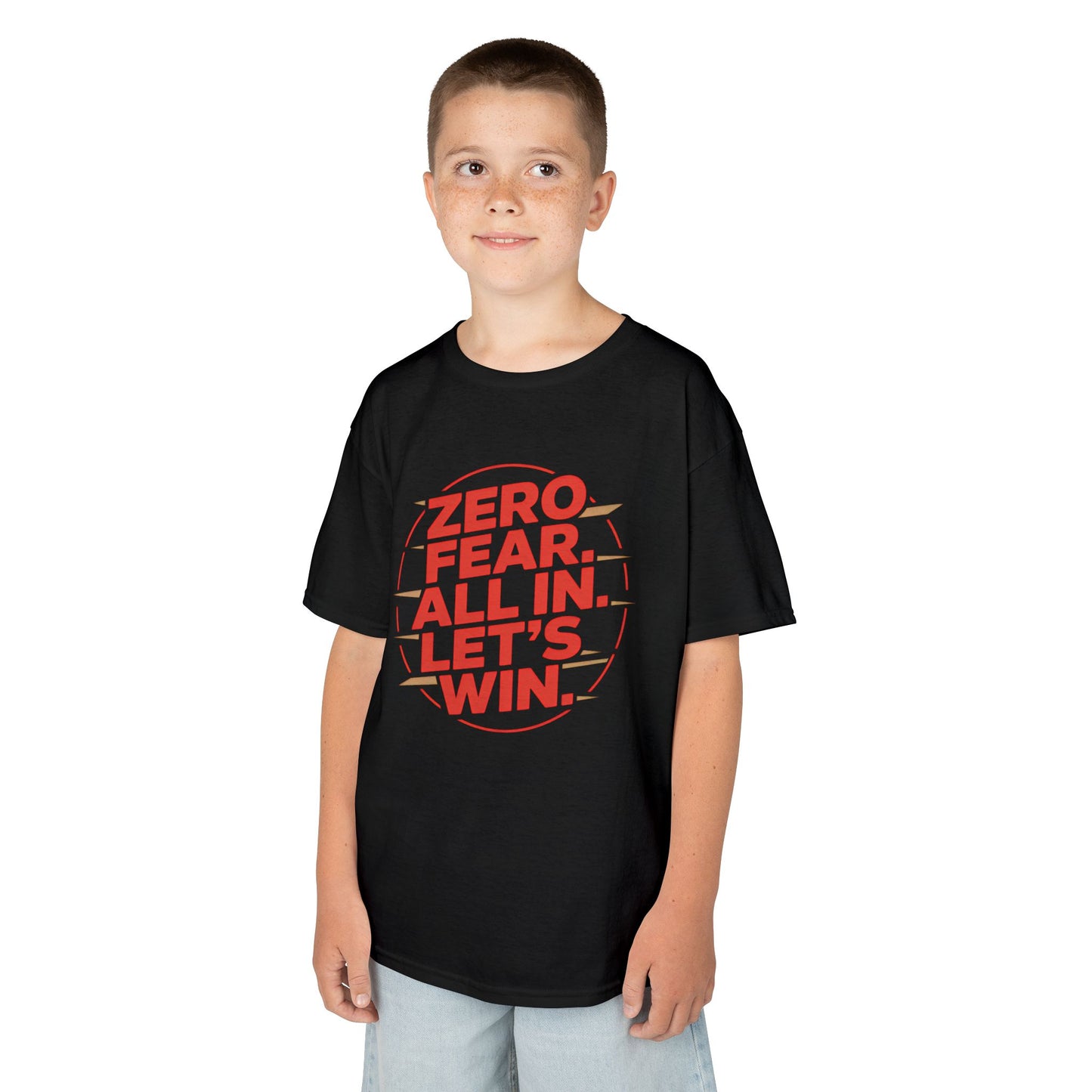Zero Fear Kids Tee – Inspirational Shirt for Young Champions