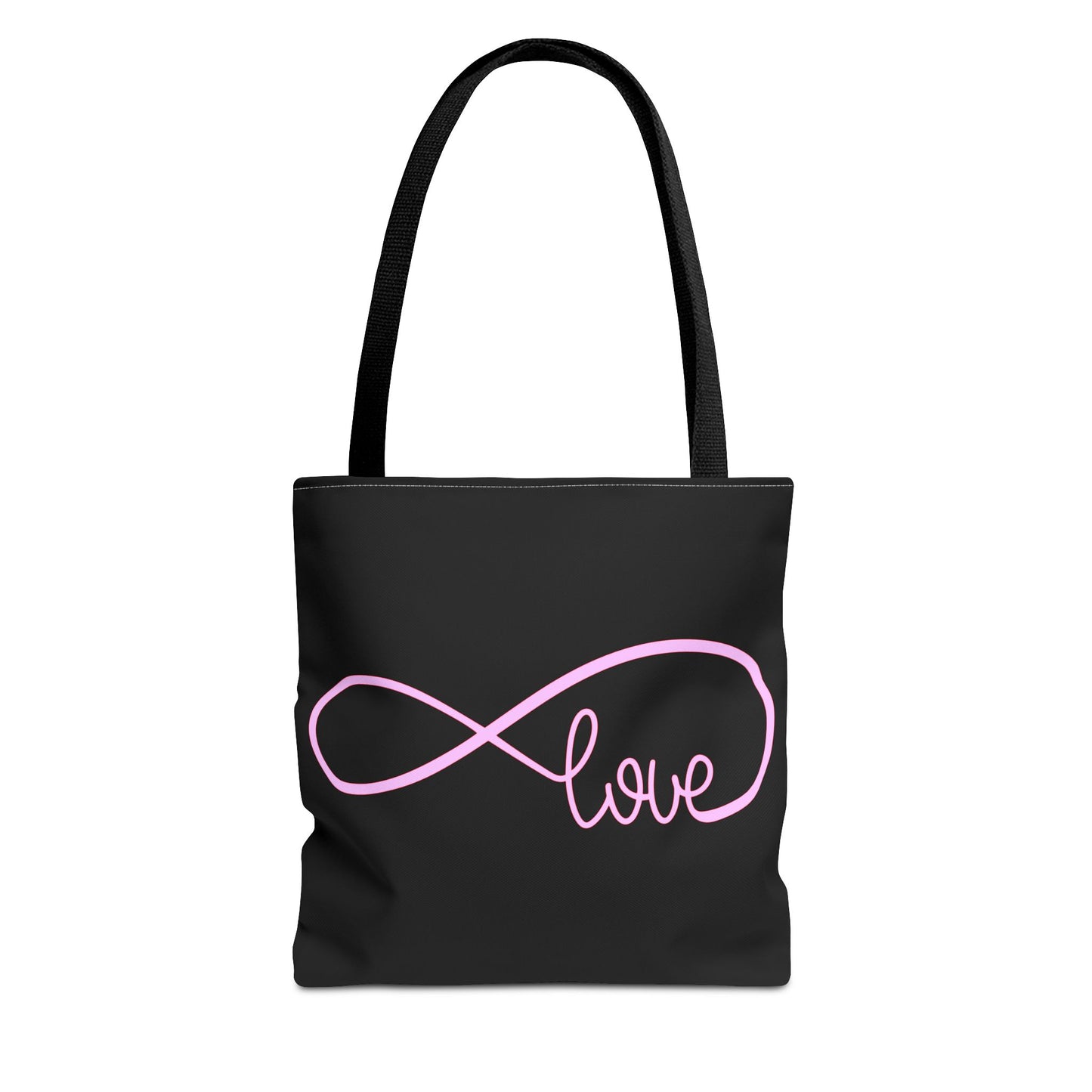 Love Infinity Symbol Tote Bag – Romantic Double-Sided Print, Everyday Carry