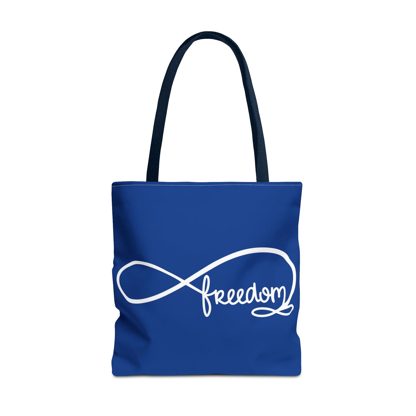 Freedom Infinity Symbol Tote Bag – Patriotic Everyday Carry, Double-Sided Print