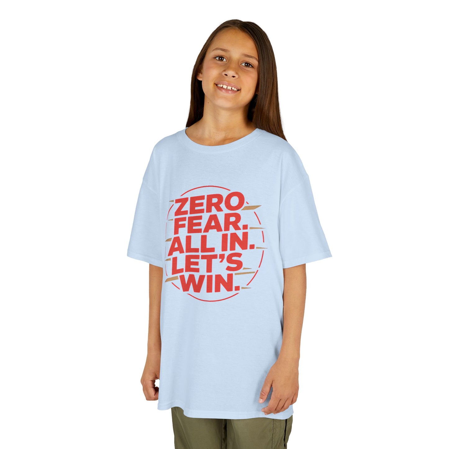 Zero Fear Kids Tee – Inspirational Shirt for Young Champions