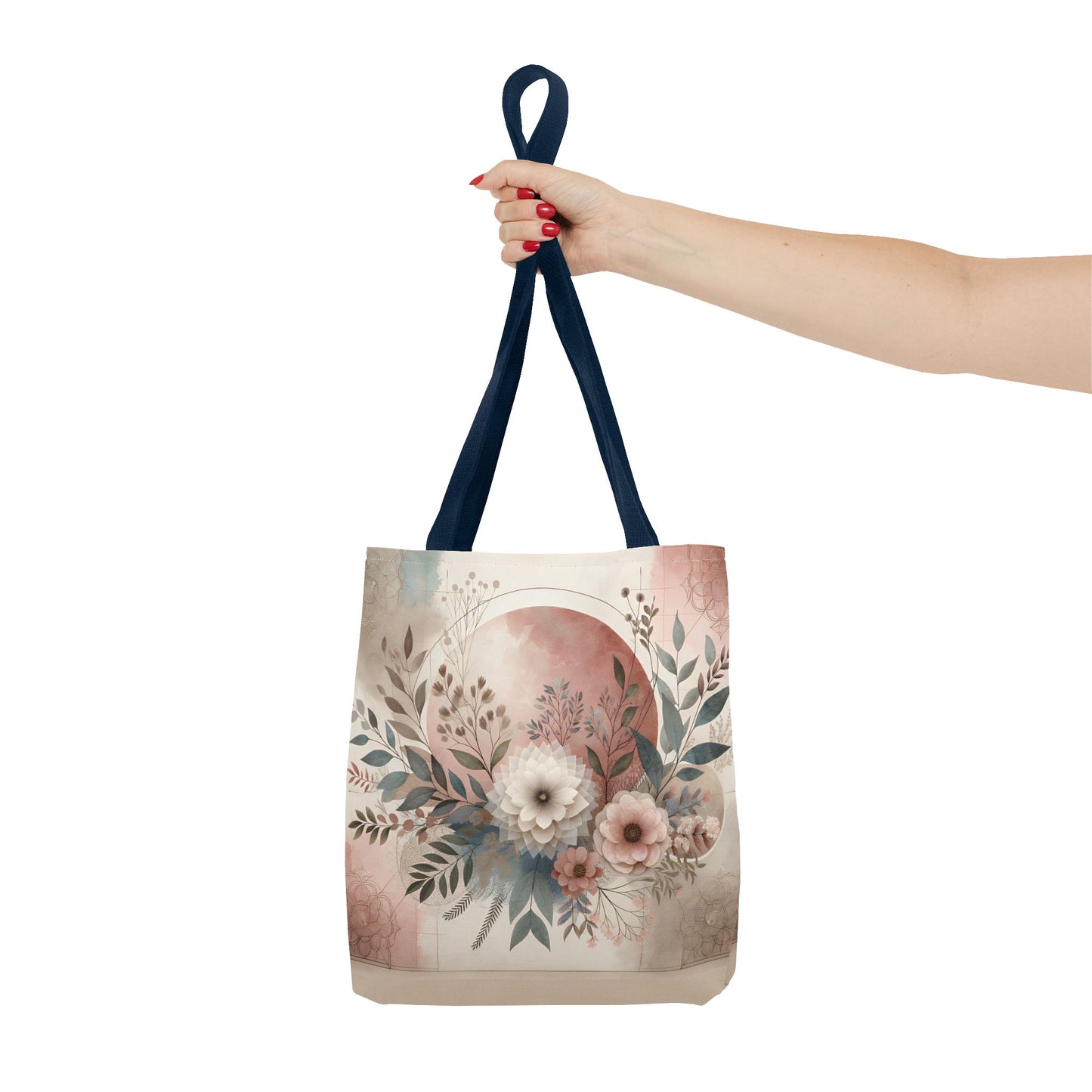 Floral Tote Bag – Elegant Eco-Friendly Accessory for Shopping, Weddings, and Gifting