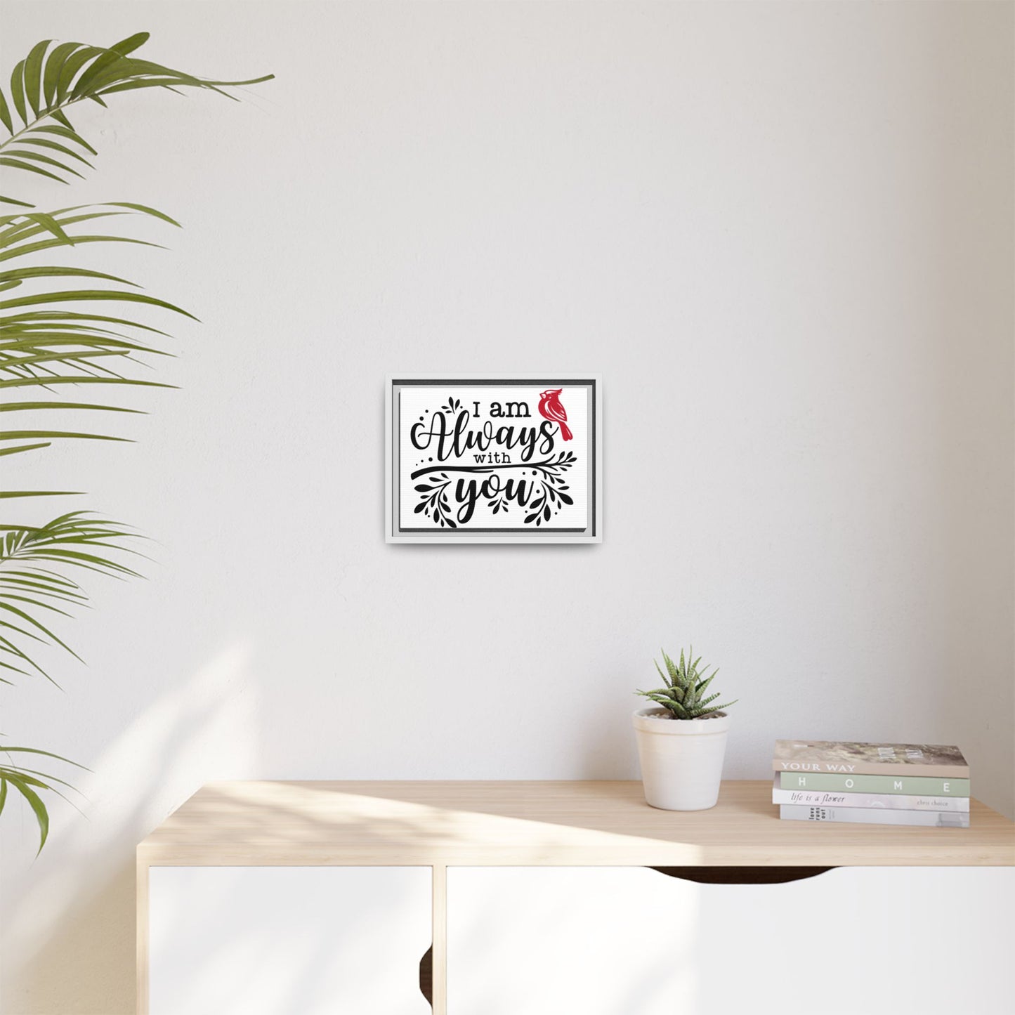 Always With You Cardinal – Matte Canvas Wall Art