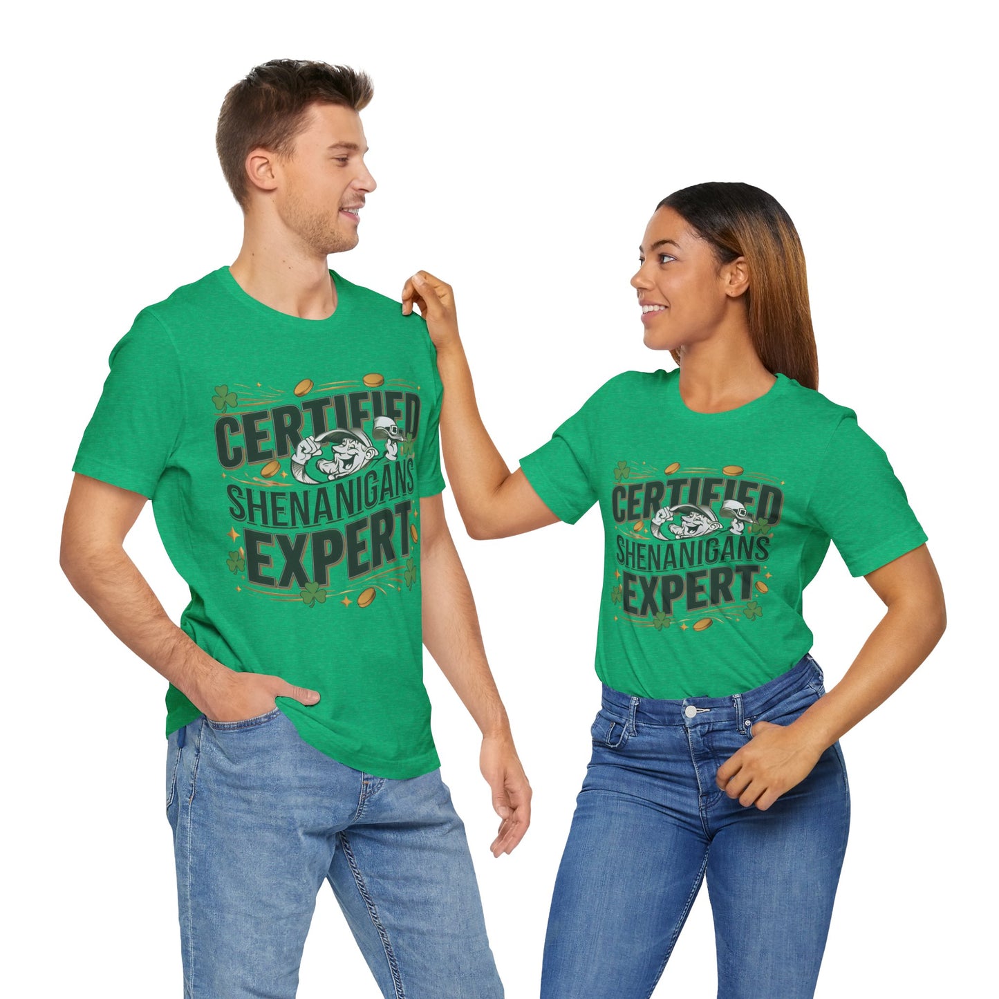 Certified Shenanigans Expert Leprechaun St Patrick's Day T-Shirt - Unisex Festive Irish Apparel