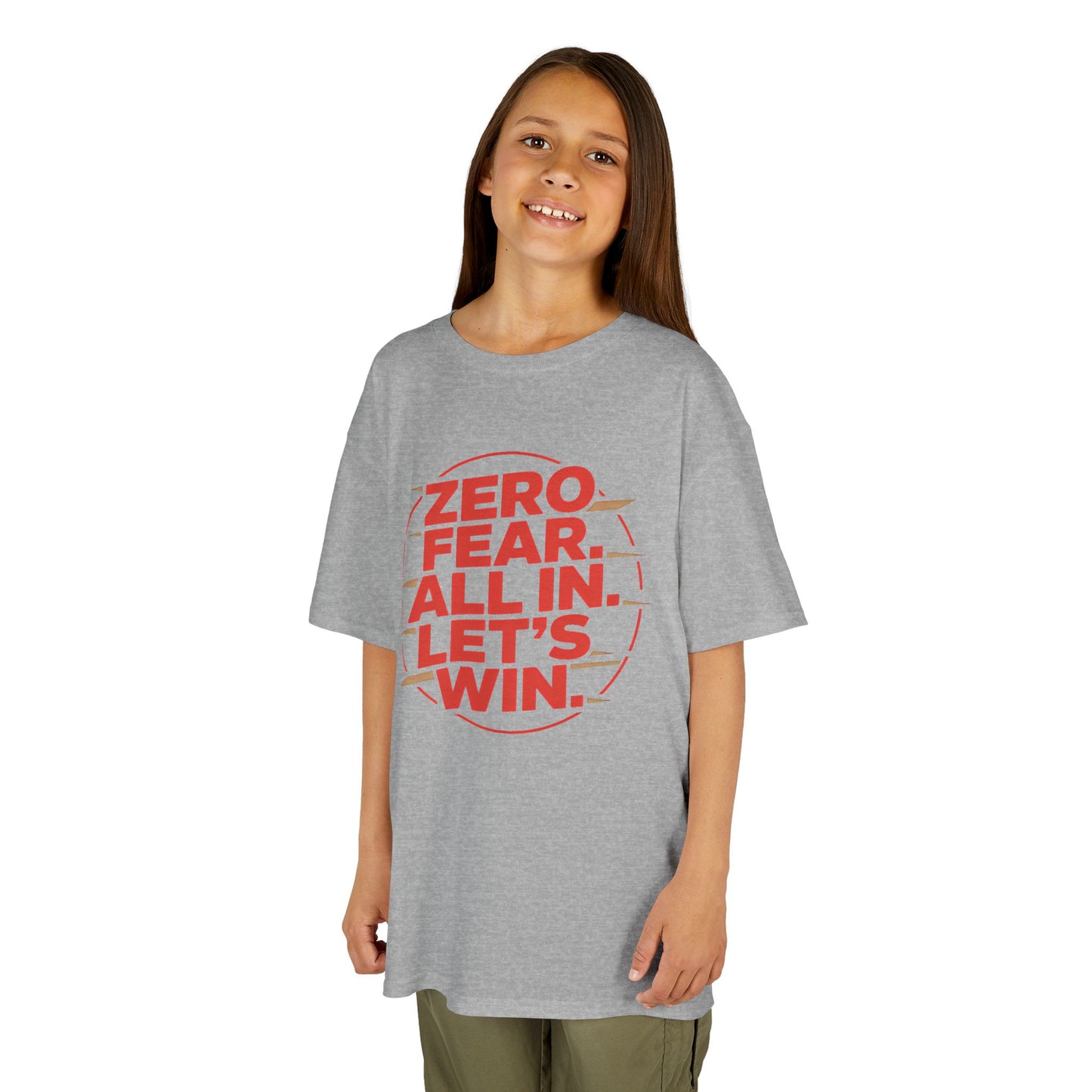 Zero Fear Kids Tee – Inspirational Shirt for Young Champions