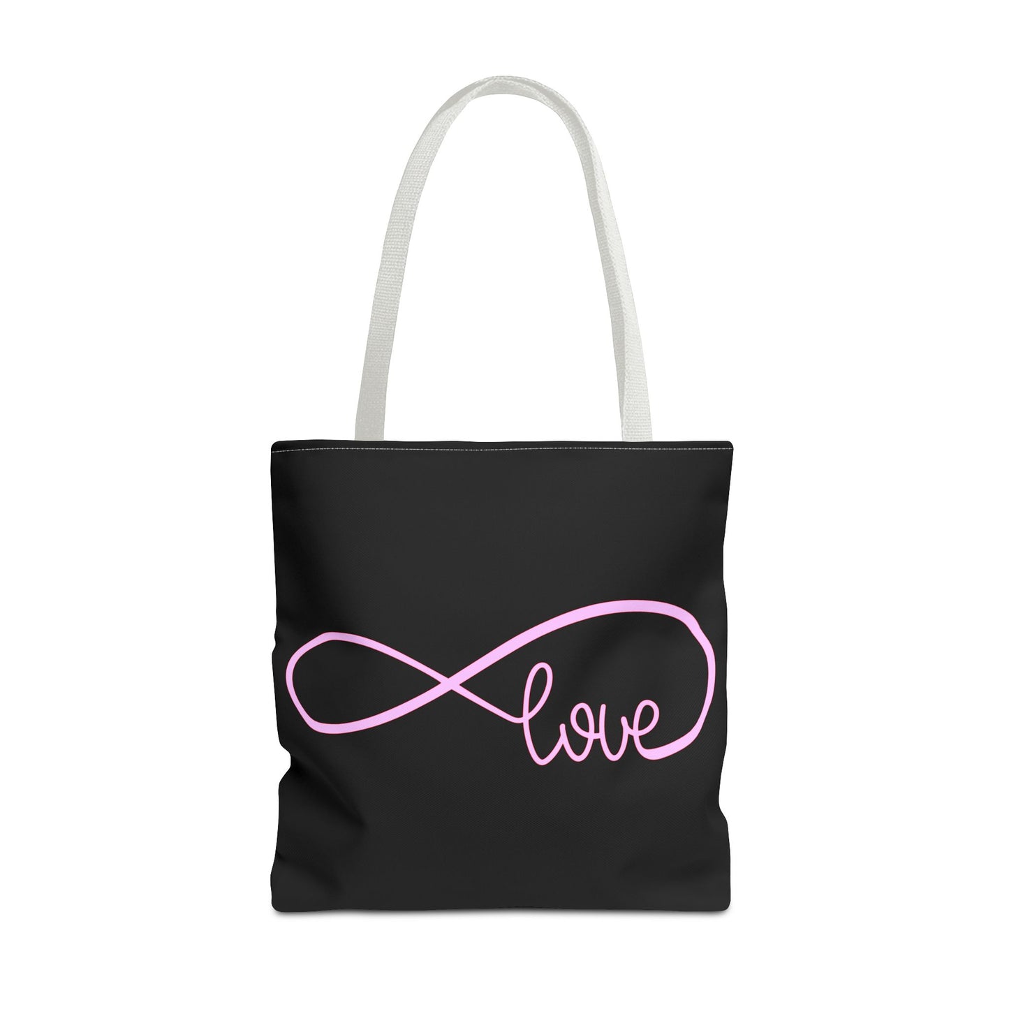 Love Infinity Symbol Tote Bag – Romantic Double-Sided Print, Everyday Carry