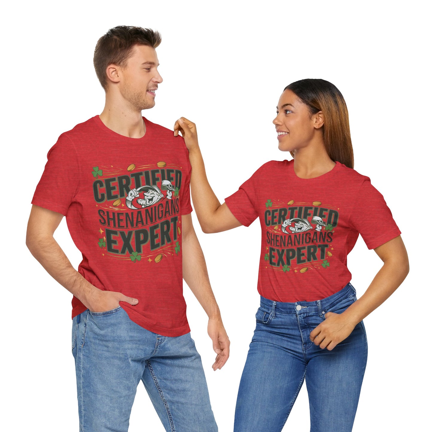 Certified Shenanigans Expert Leprechaun St Patrick's Day T-Shirt - Unisex Festive Irish Apparel