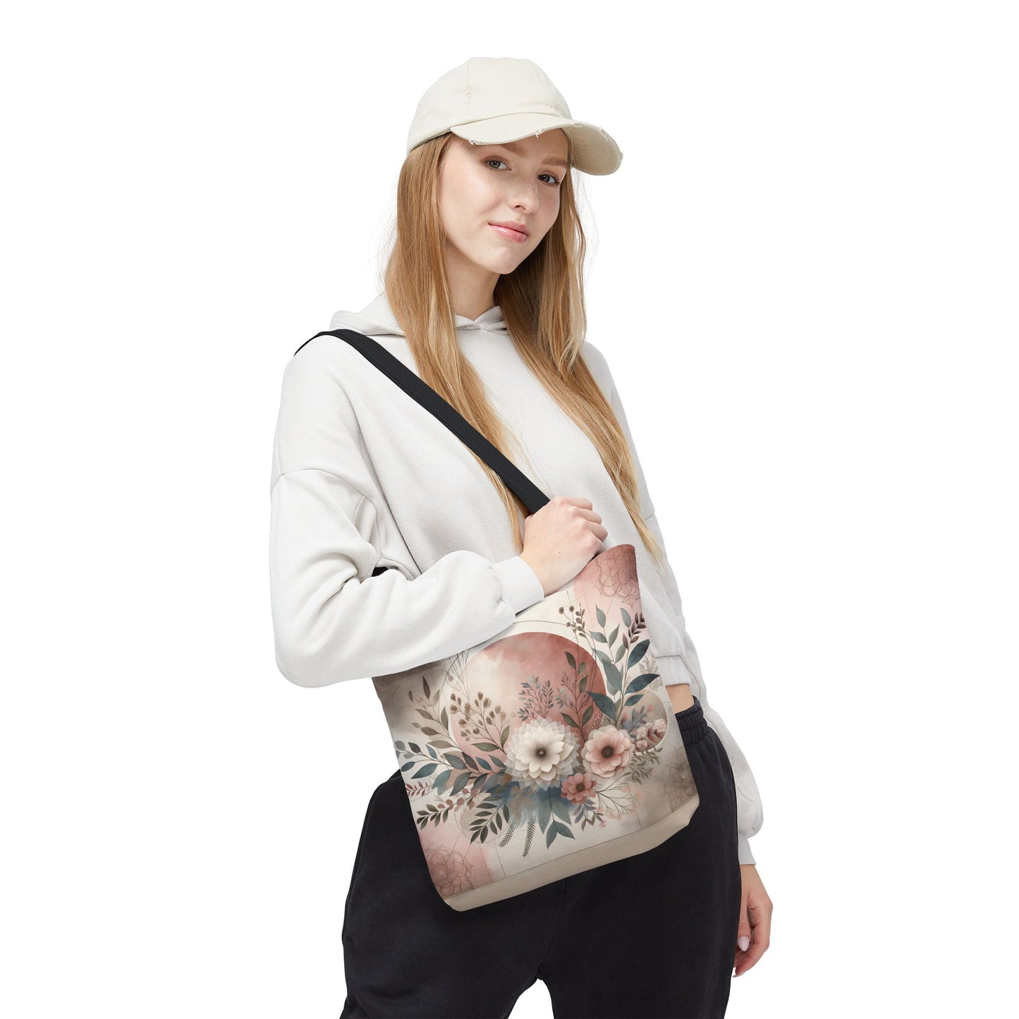 Floral Tote Bag – Elegant Eco-Friendly Accessory for Shopping, Weddings, and Gifting