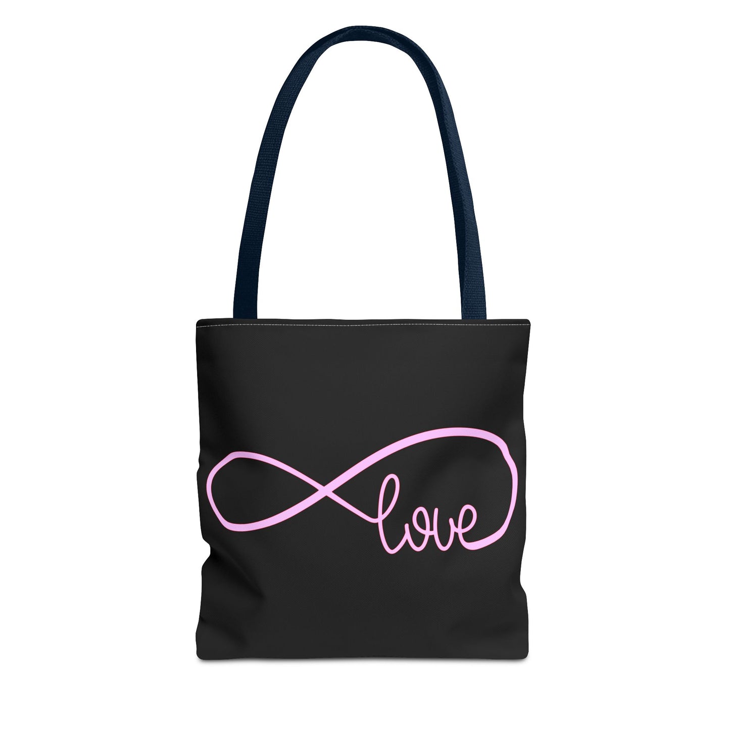 Love Infinity Symbol Tote Bag – Romantic Double-Sided Print, Everyday Carry