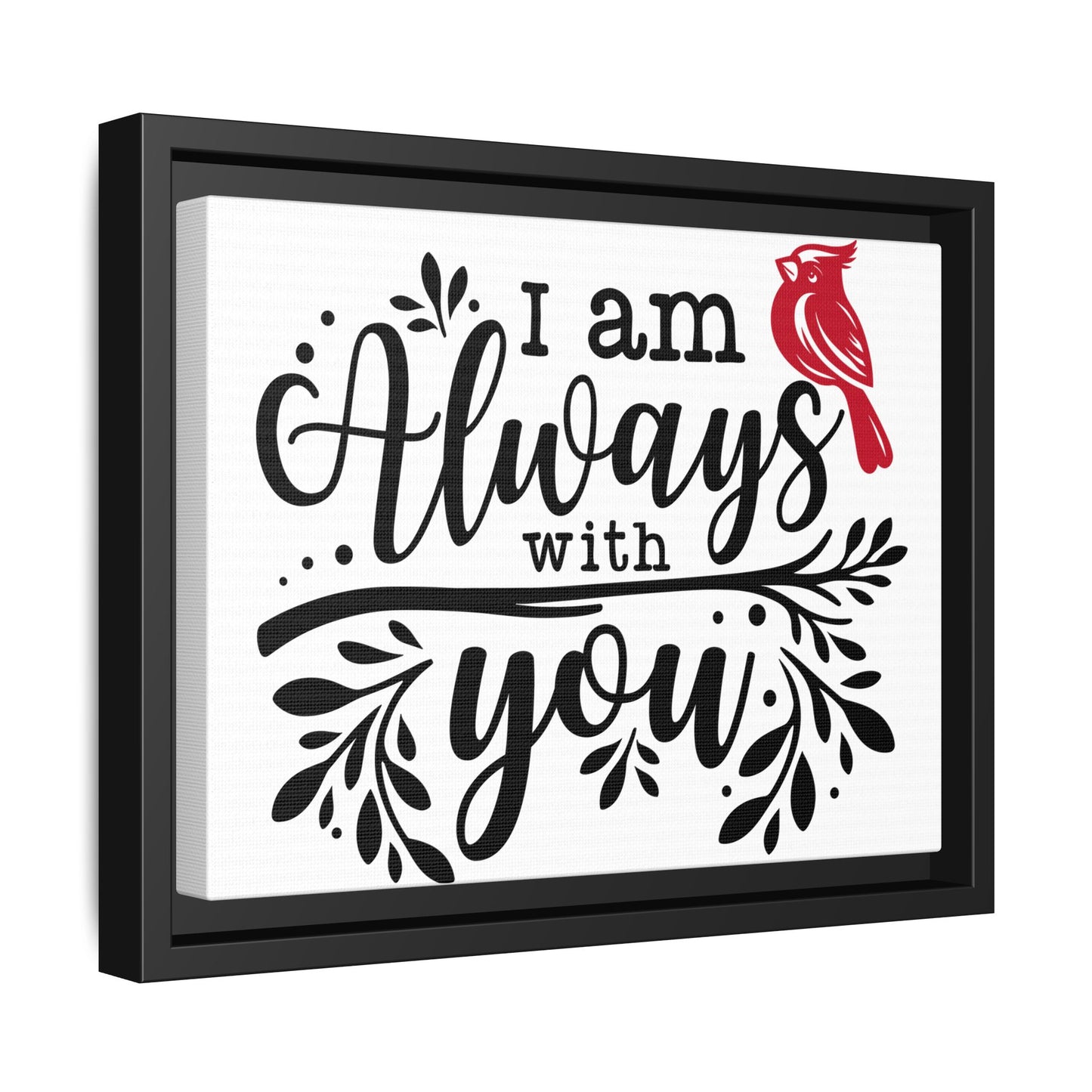 Always With You Cardinal – Matte Canvas Wall Art