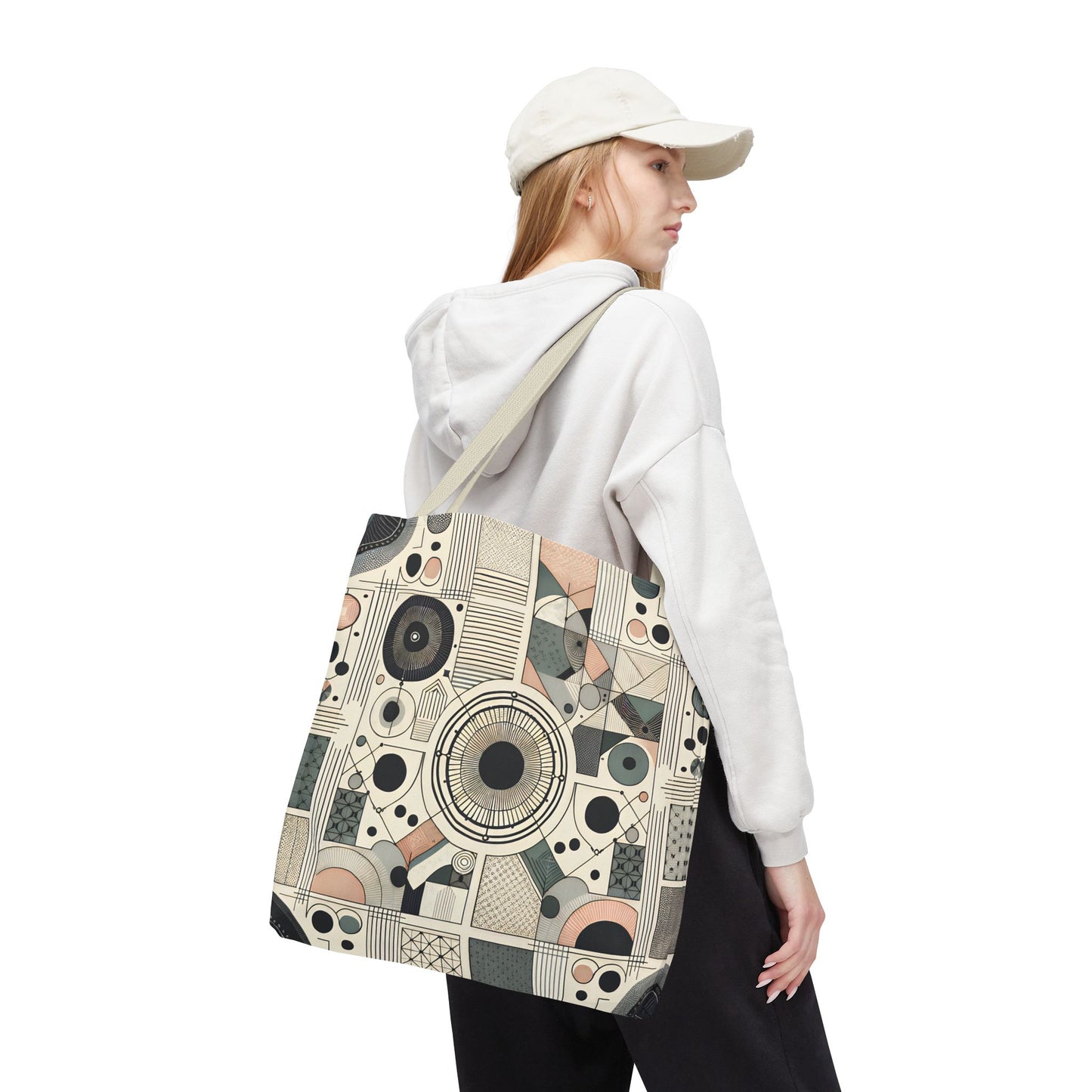 Geometric Pattern Tote Bag – Modern Art Style | Eco-Friendly Shopping Tote, Everyday Carry, Stylish Gift for Her