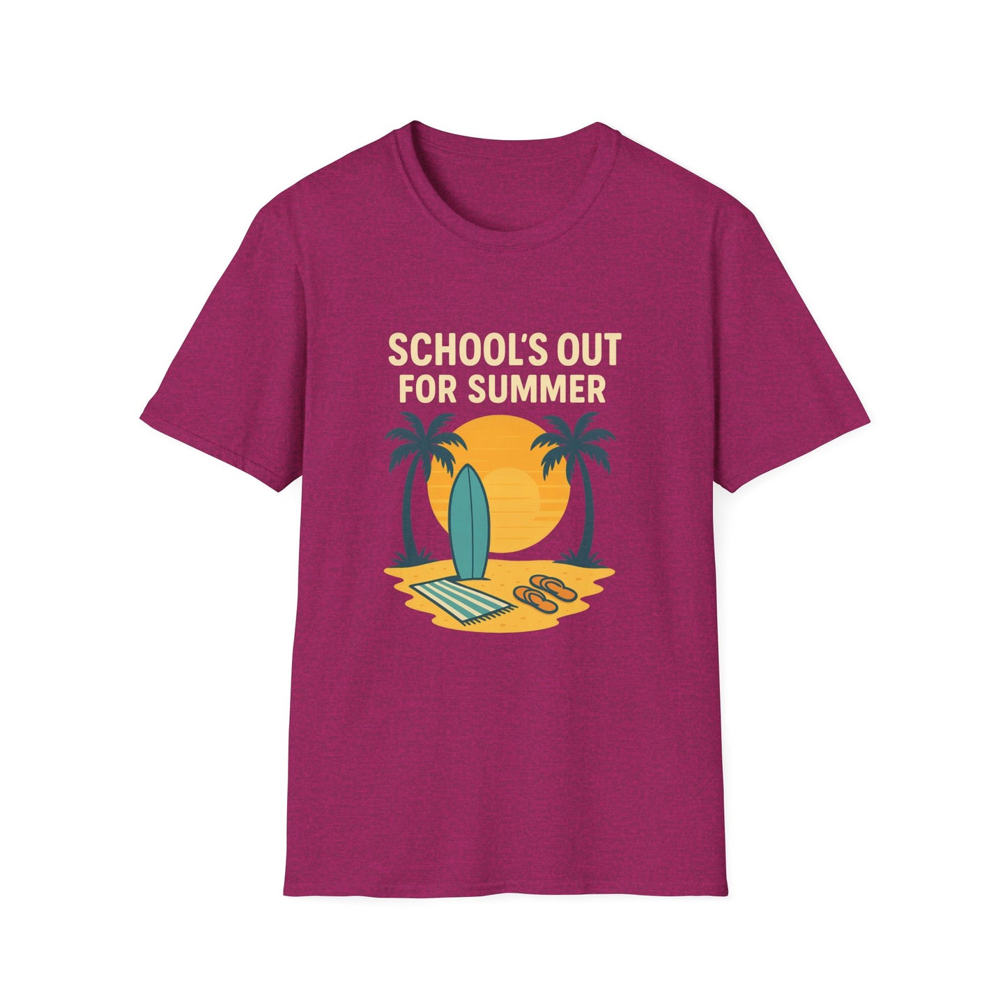 School’s Out for Summer T-Shirt – Laid-Back Style for Beach Days & Backyard Celebrations