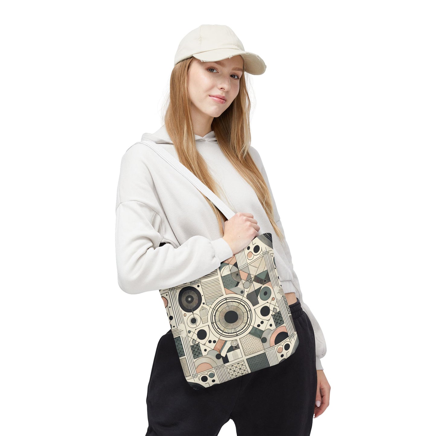 Geometric Pattern Tote Bag – Modern Art Style | Eco-Friendly Shopping Tote, Everyday Carry, Stylish Gift for Her
