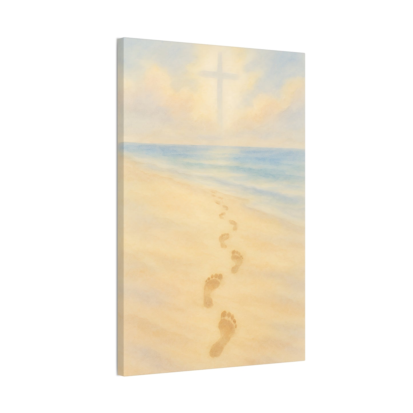 Footprints in the Sand Canvas