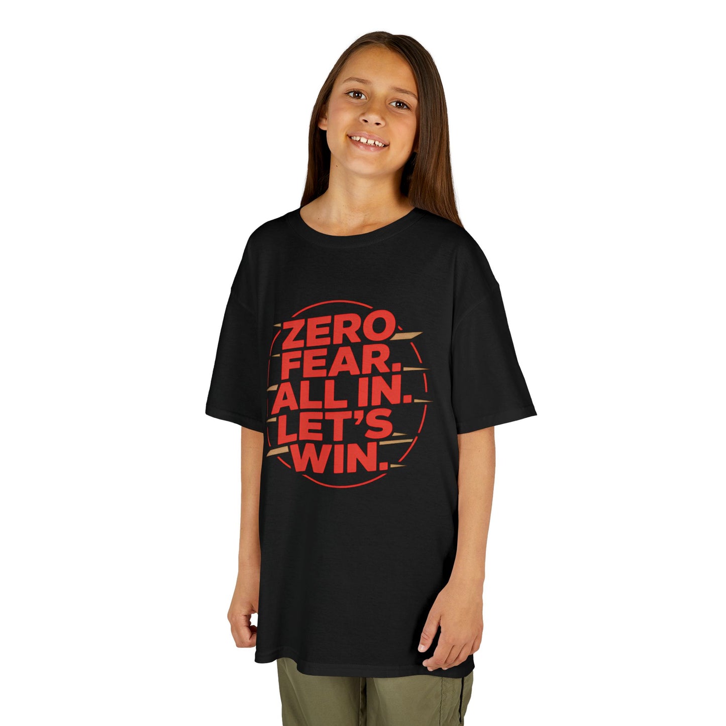 Zero Fear Kids Tee – Inspirational Shirt for Young Champions