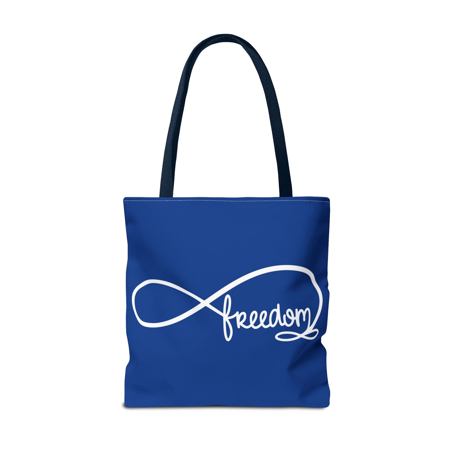 Freedom Infinity Symbol Tote Bag – Patriotic Everyday Carry, Double-Sided Print