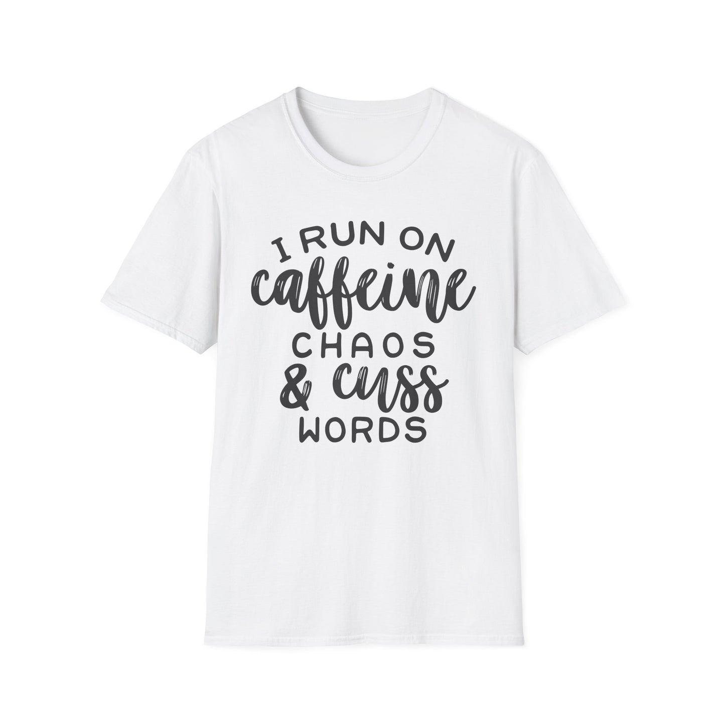 Caffeine Chaos Unisex T-Shirt – Funny Coffee Lover Tee