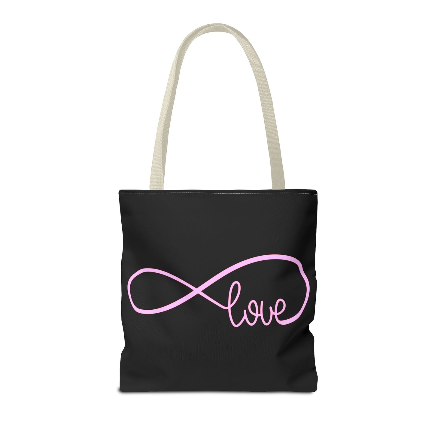 Love Infinity Symbol Tote Bag – Romantic Double-Sided Print, Everyday Carry
