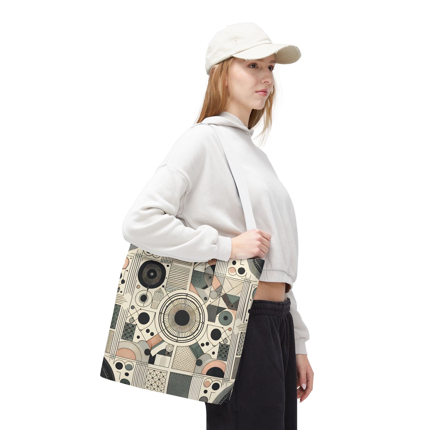 Geometric Pattern Tote Bag – Modern Art Style | Eco-Friendly Shopping Tote, Everyday Carry, Stylish Gift for Her