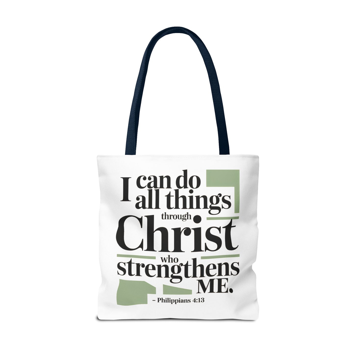 Inspirational Bible Verse Tote Bag – Faith-Based Everyday Carry, Christian Gift for Women, Church & Life