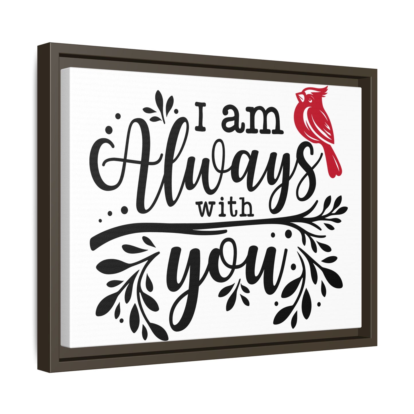 Always With You Cardinal – Matte Canvas Wall Art
