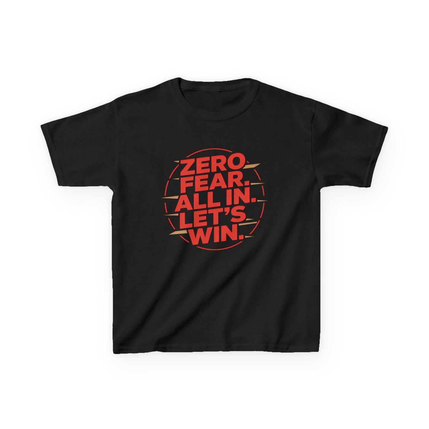 Zero Fear Kids Tee – Inspirational Shirt for Young Champions