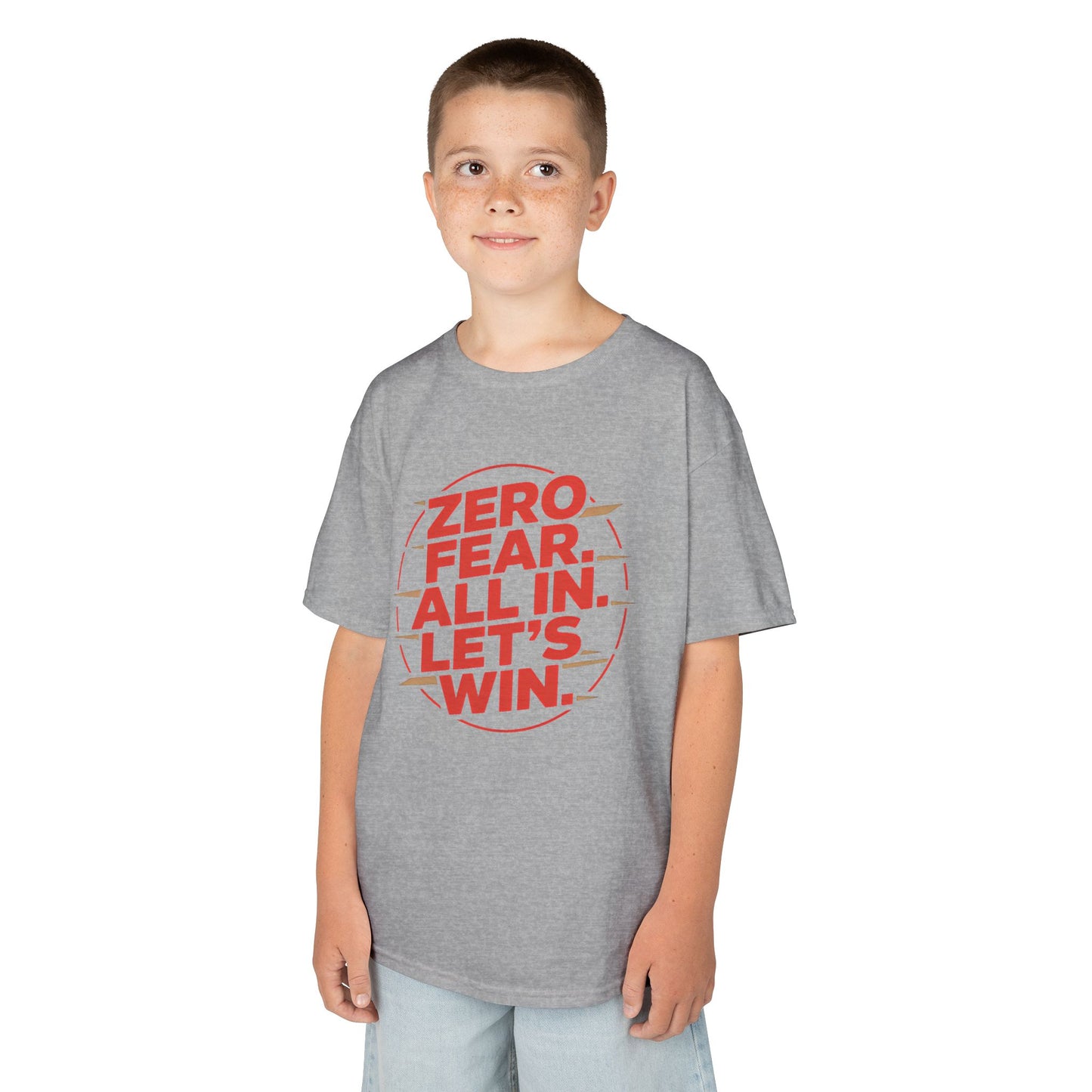 Zero Fear Kids Tee – Inspirational Shirt for Young Champions