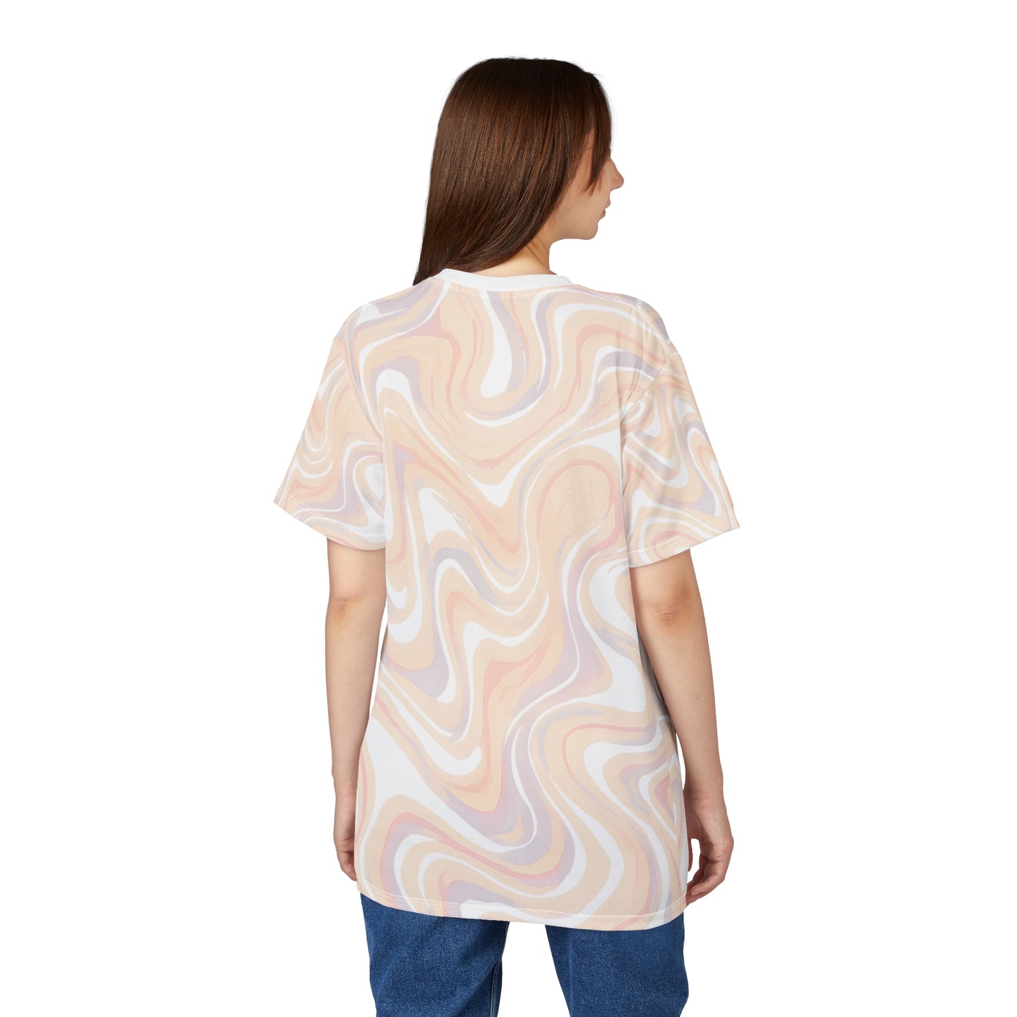 Abstract Swirl Tee – Vibrant Art-Inspired Unisex Shirt