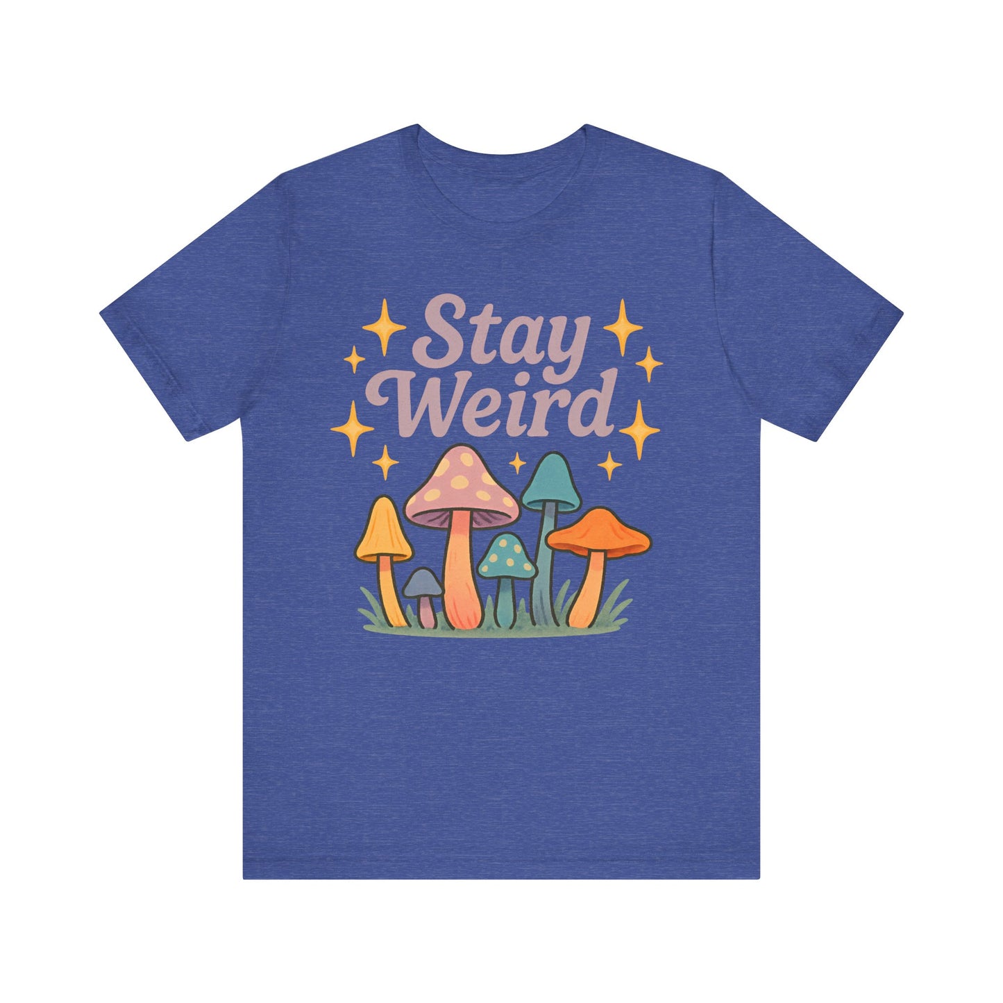 Stay Weird Unisex Jersey Tee – Funky Graphic Shirt for Bold Summer Vibes