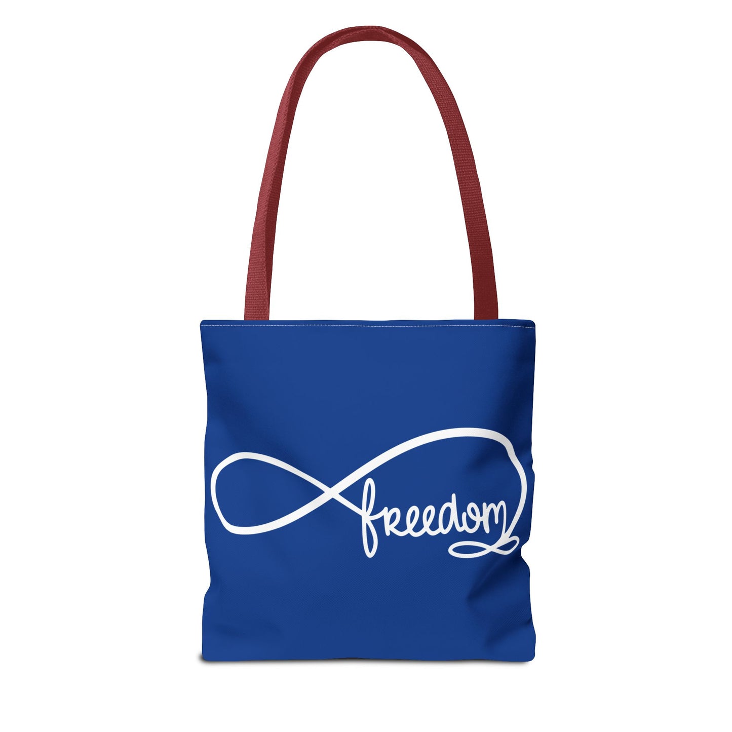 Freedom Infinity Symbol Tote Bag – Patriotic Everyday Carry, Double-Sided Print