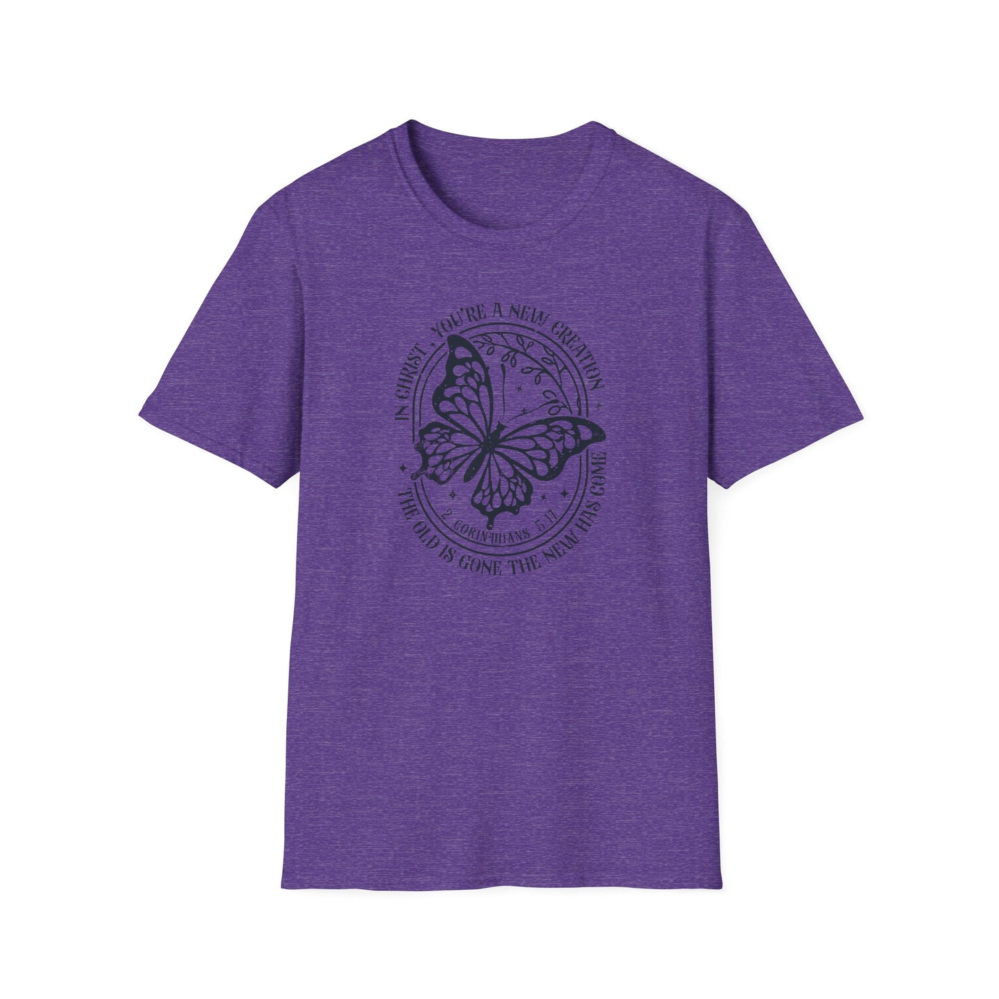 2 Corinthians 5:17 – New Creation Butterfly T-Shirt
